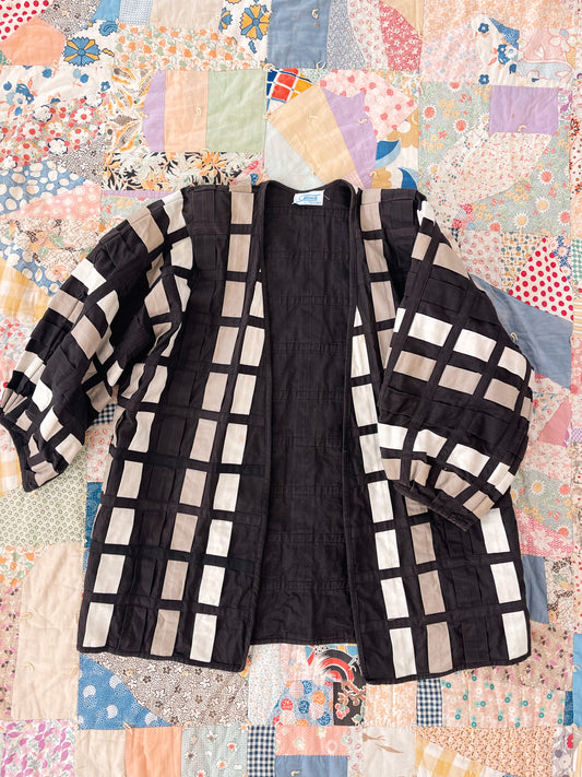 1990s Color Block Cotton Jacket