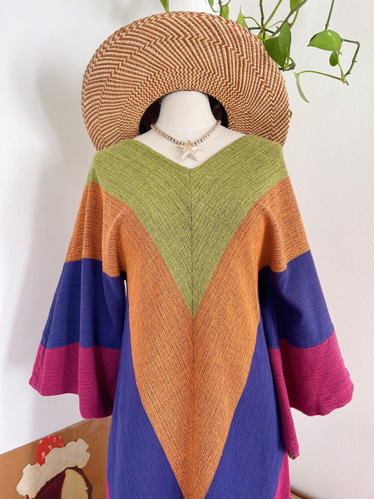 1970’s Cotton Knitted Long Dress.