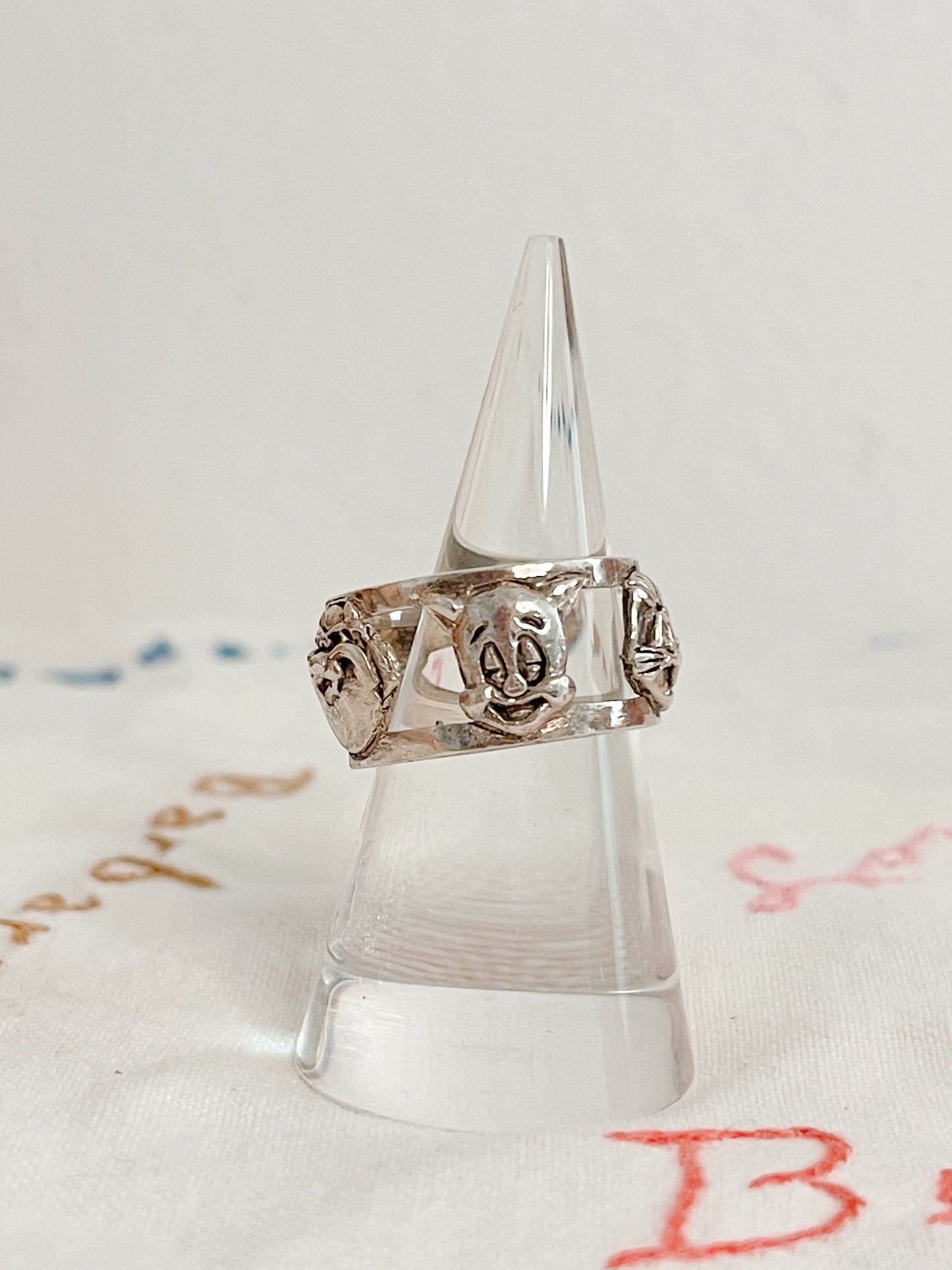 Vintage Cartoons Band Ring