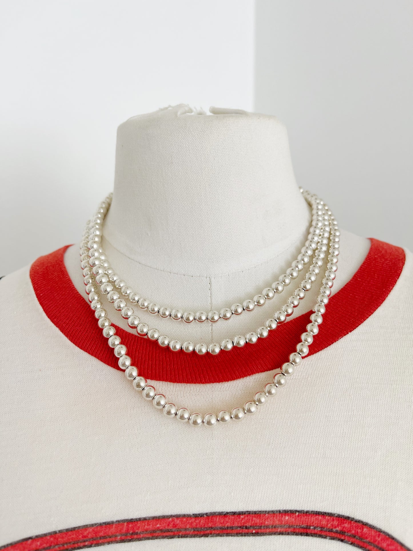 Super Long ! Navajo Pearl Necklace. 51 inc.