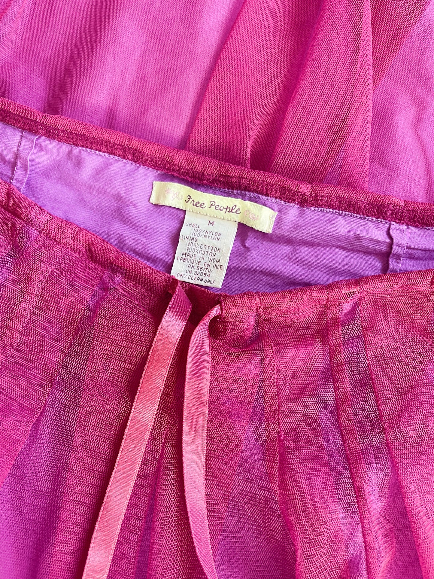 lilac colored soft tulle skirt