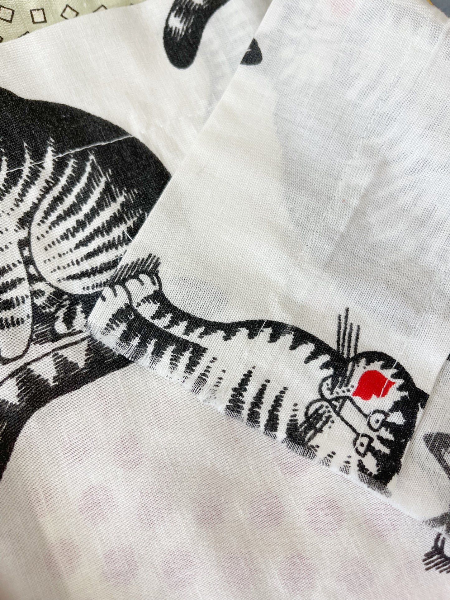 Vintage Kliban Cat Sheets Curtains