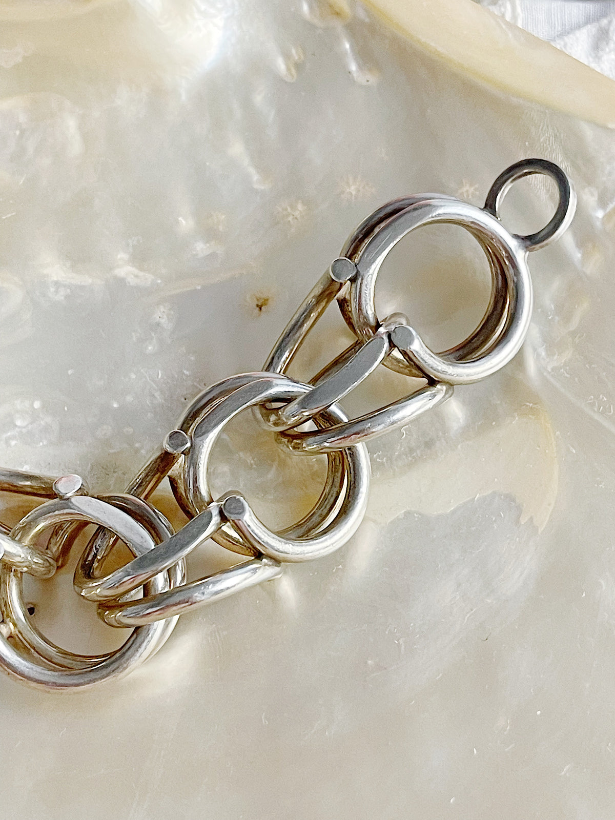 Vintage Handmade Denmark Silver Bracelet