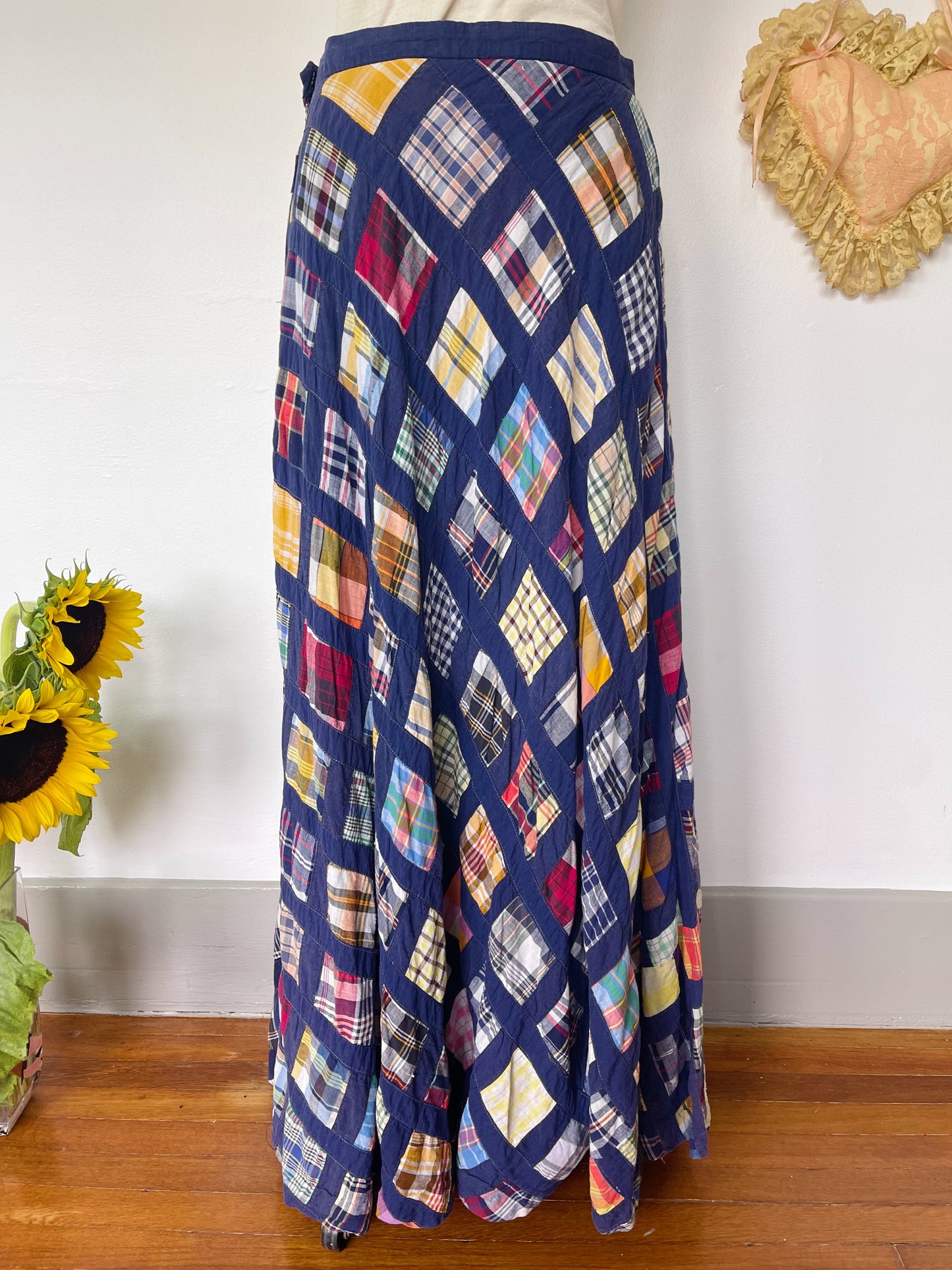 Vintage Patchworks Maxi Skirt