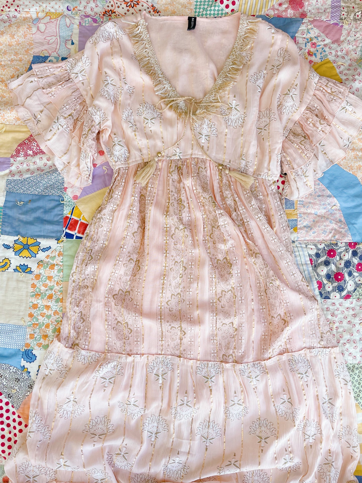Baby Pink Vacances Long Dress