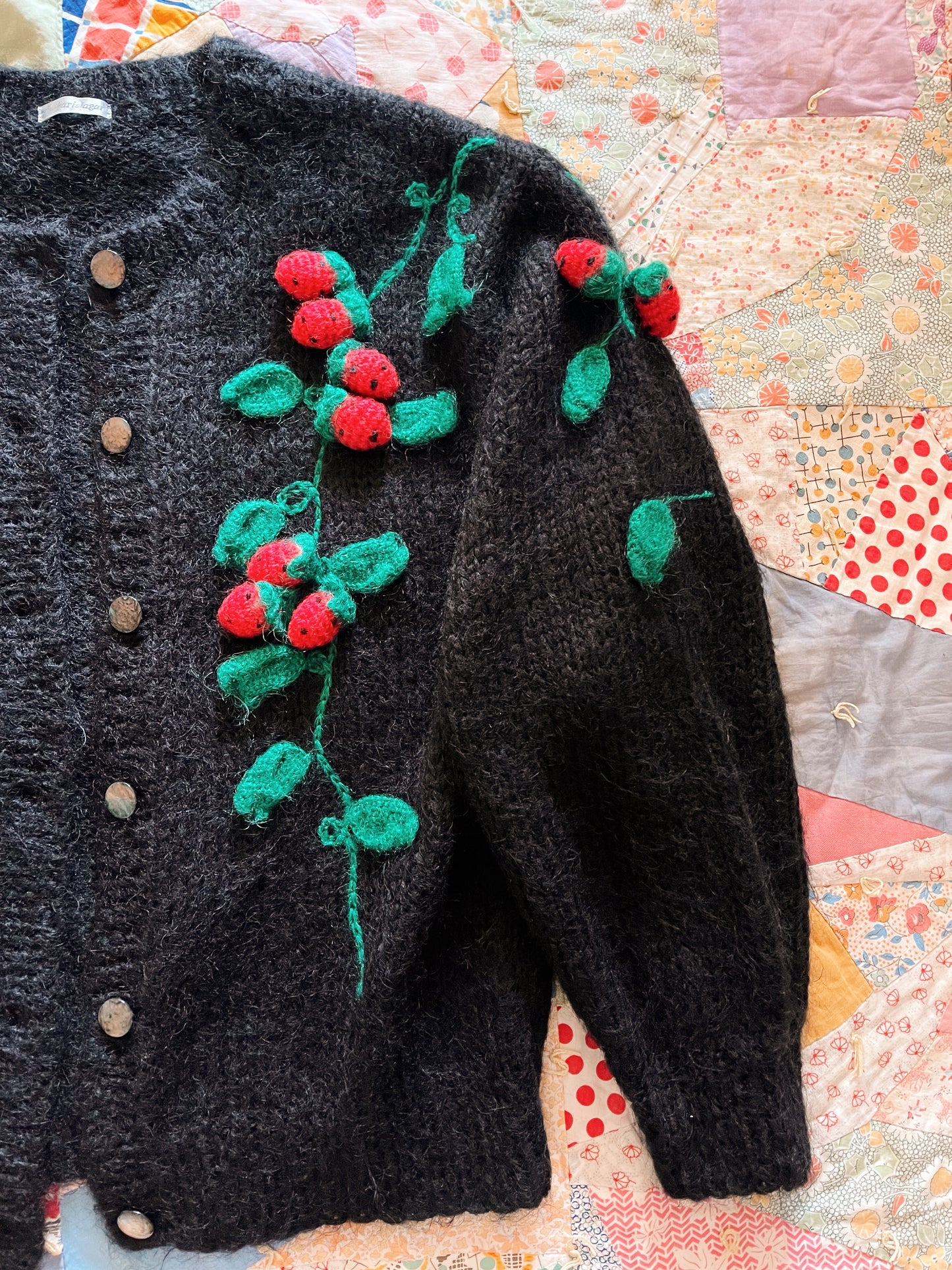 1980s Strawberry’s Mohair Cardigan.