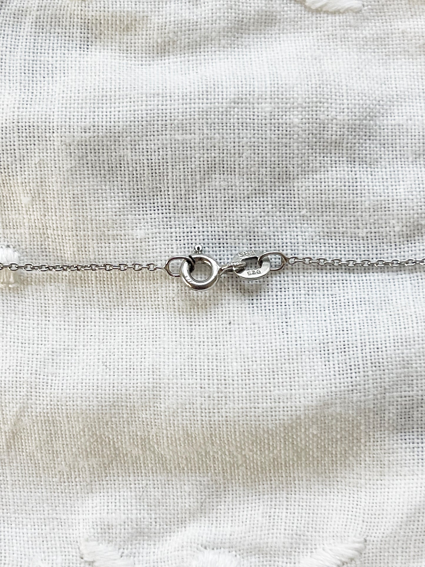Vintage Nursery Silver Necklace