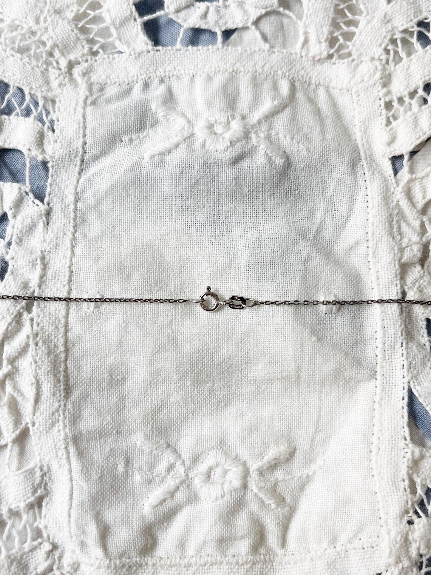 Vintage Silver 925 Basket Charm Pendant