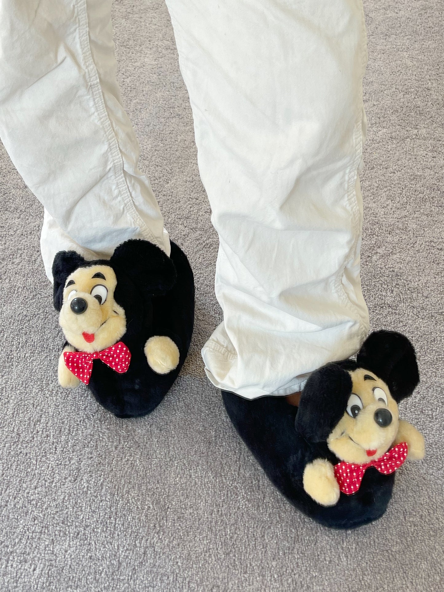 Vintage Mickey Mouse Room Shoes.