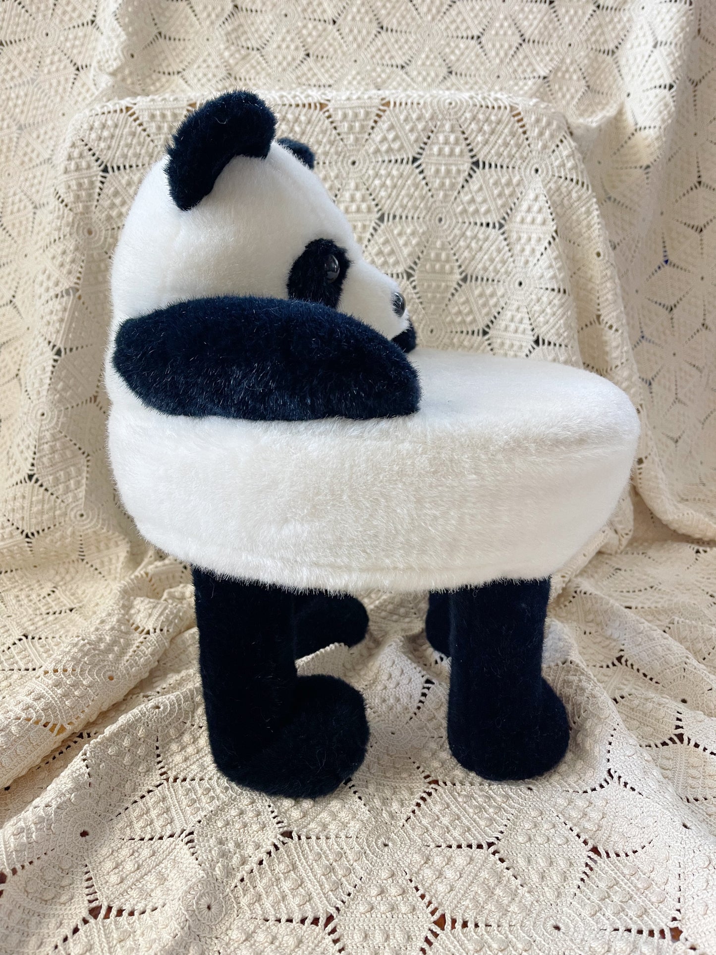1997s Panda Plush Kids Chair