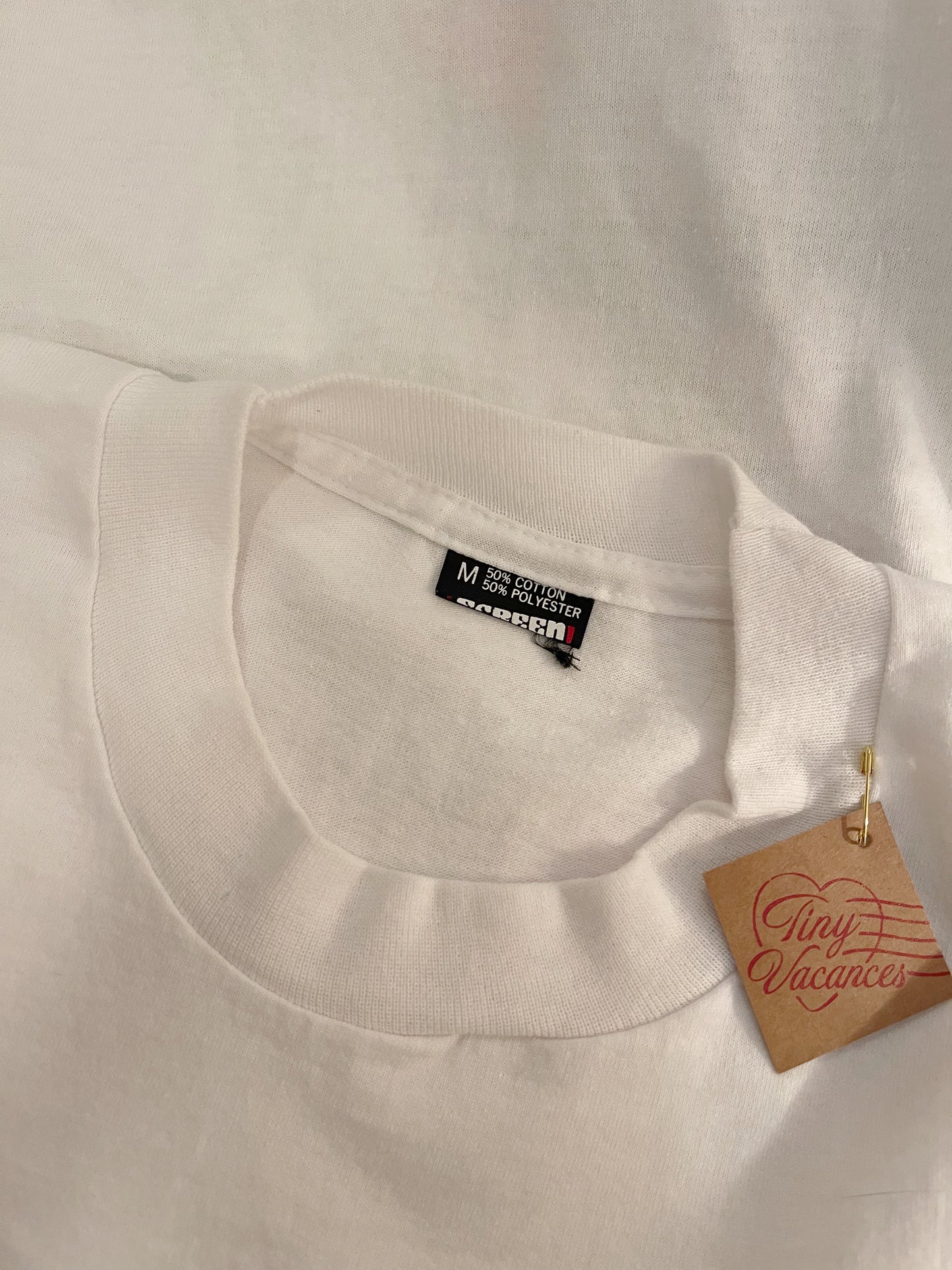 Vintage California Rose Tee White