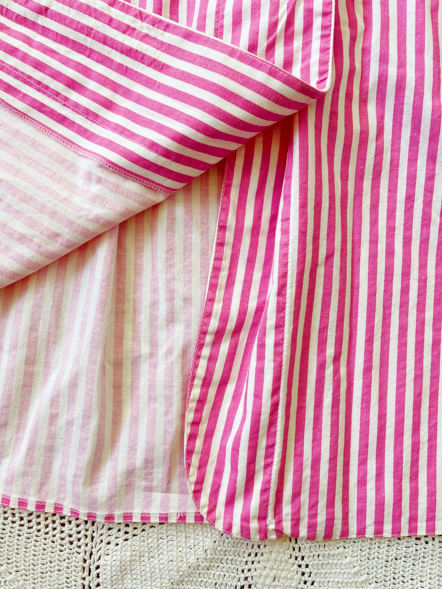 1980s Made in Germany Pink Striped Shirt
