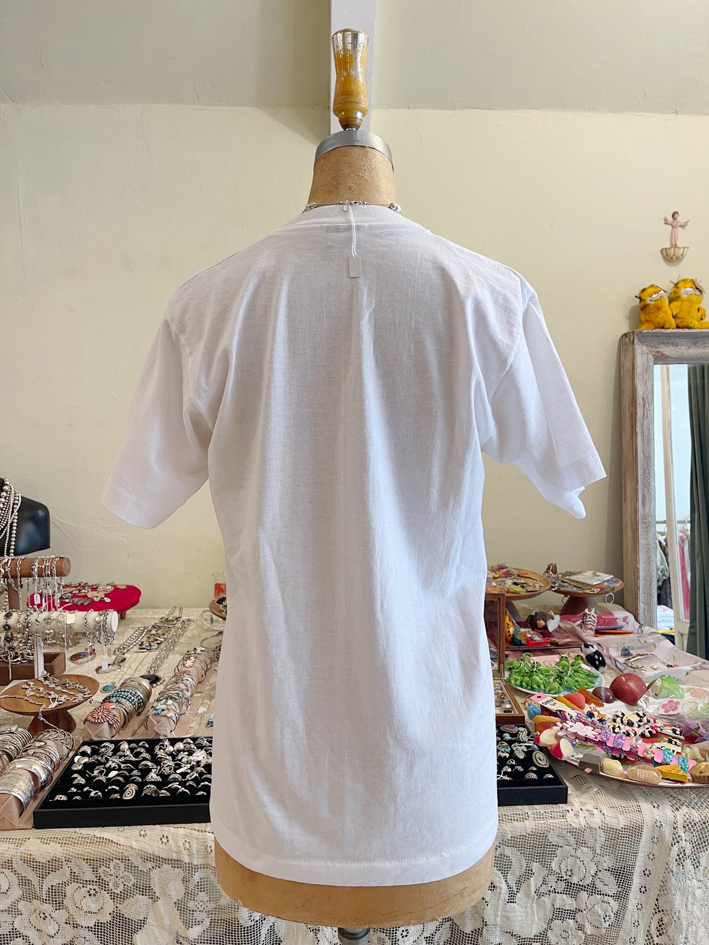 Vintage California Rose Tee White