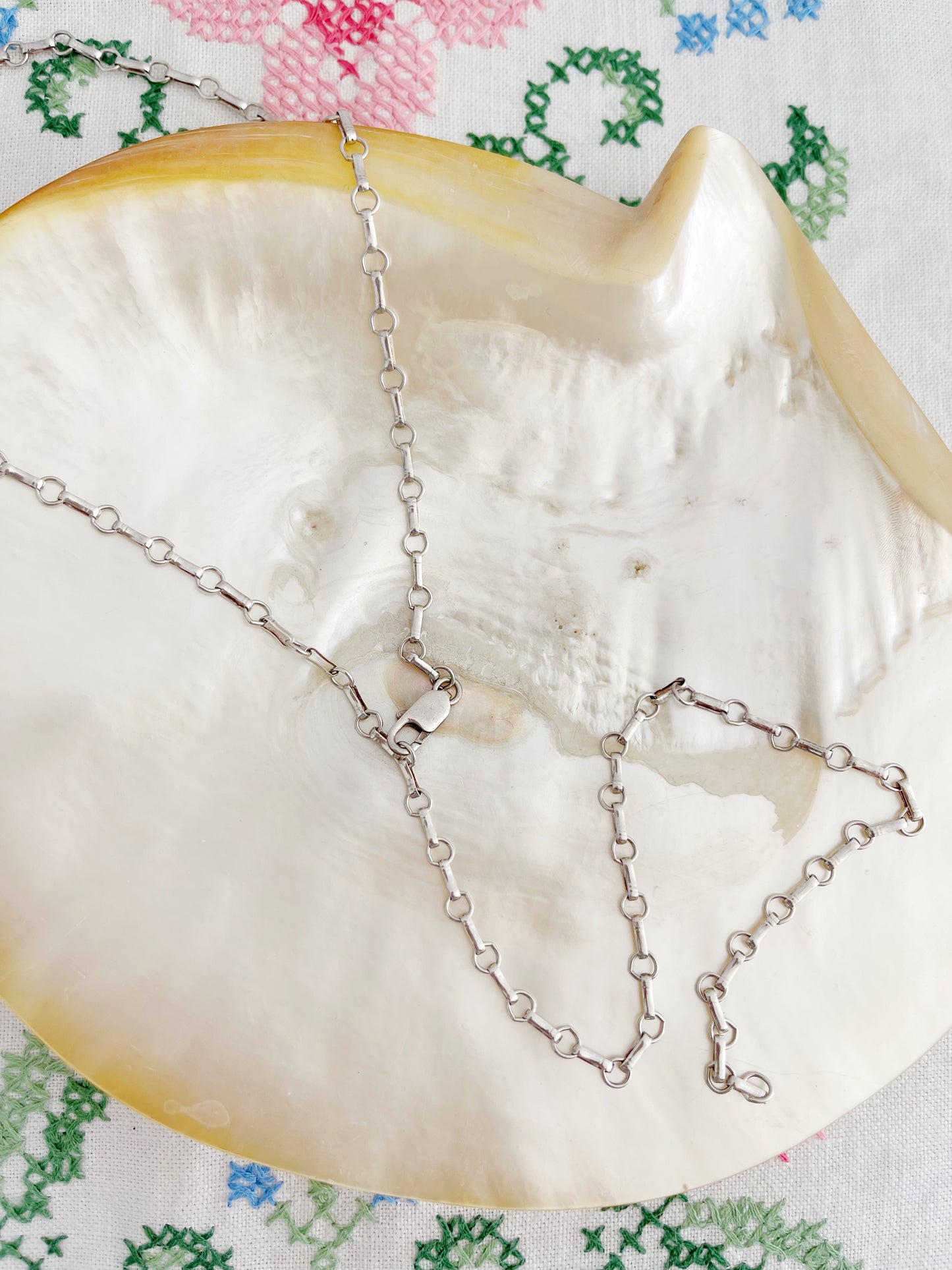 So Long! Silver Chain Necklace.