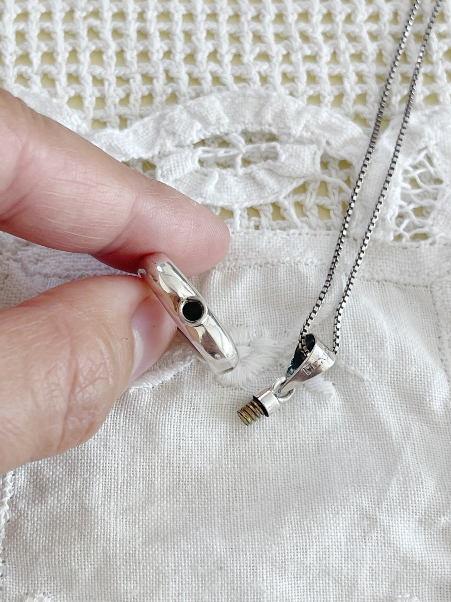 Heart Perfume Bottle Necklace