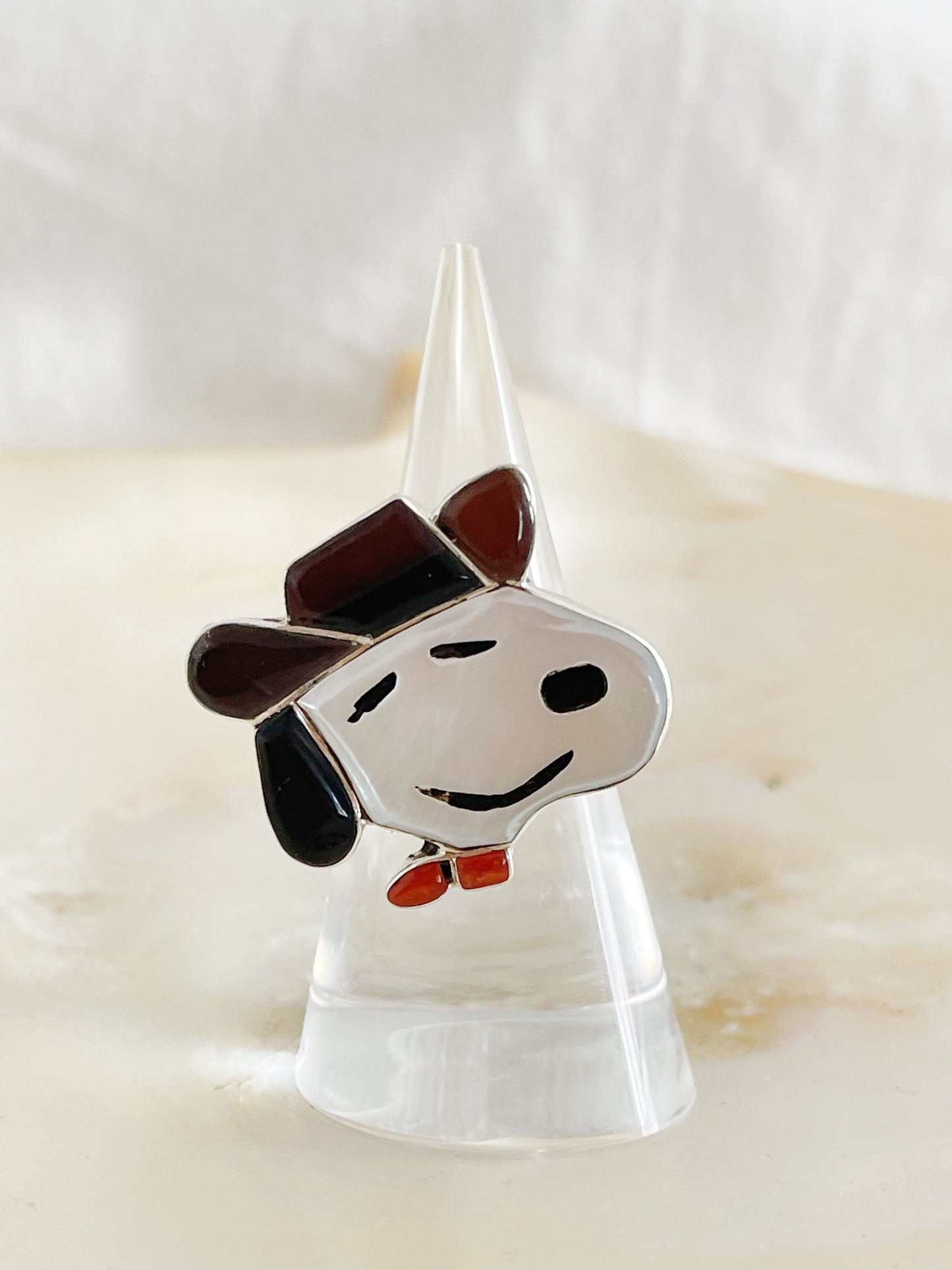 Zuni Don Dewa Snoopy Ring.