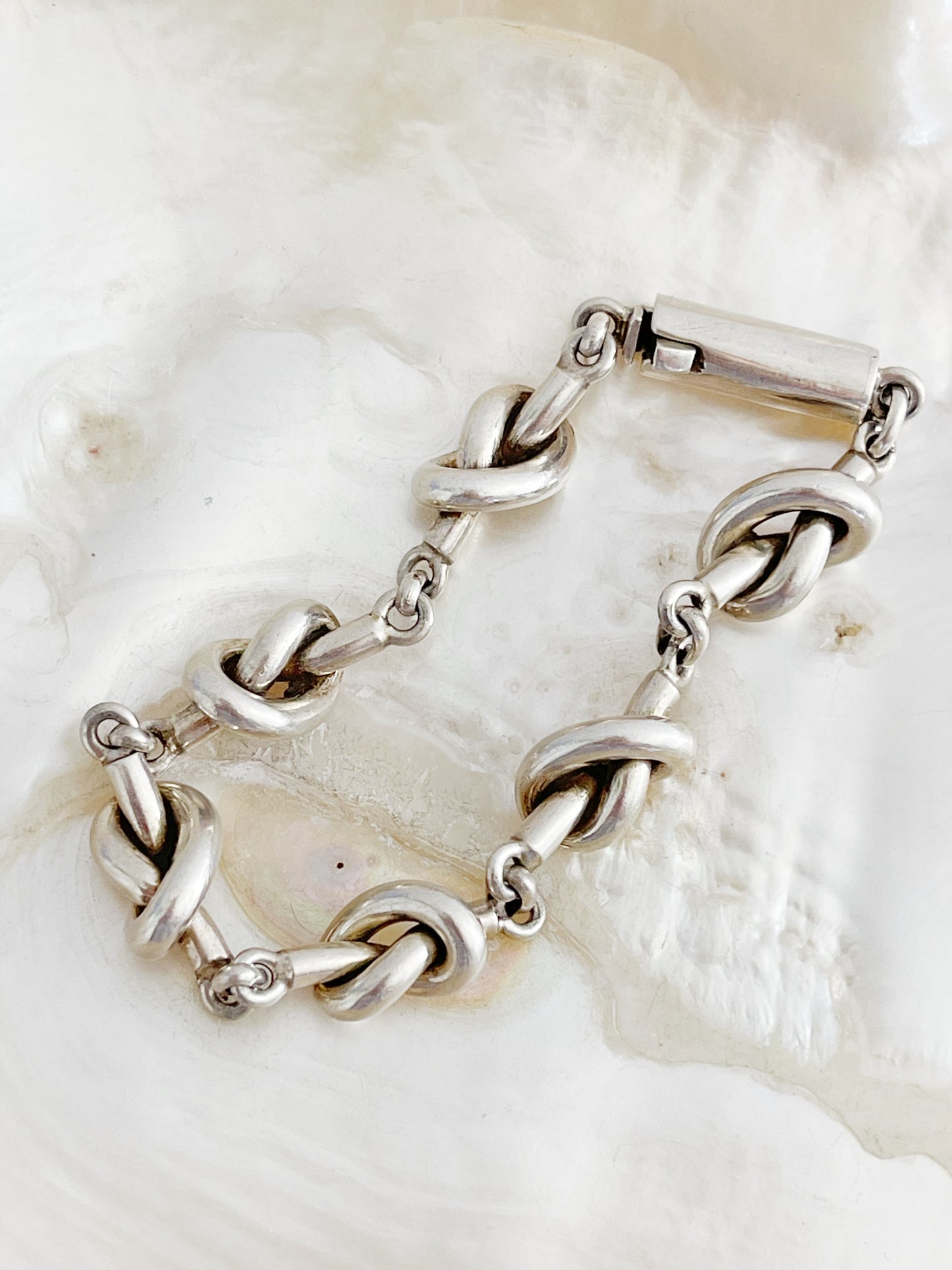 1970’s Pretzel Silver Bracelet.