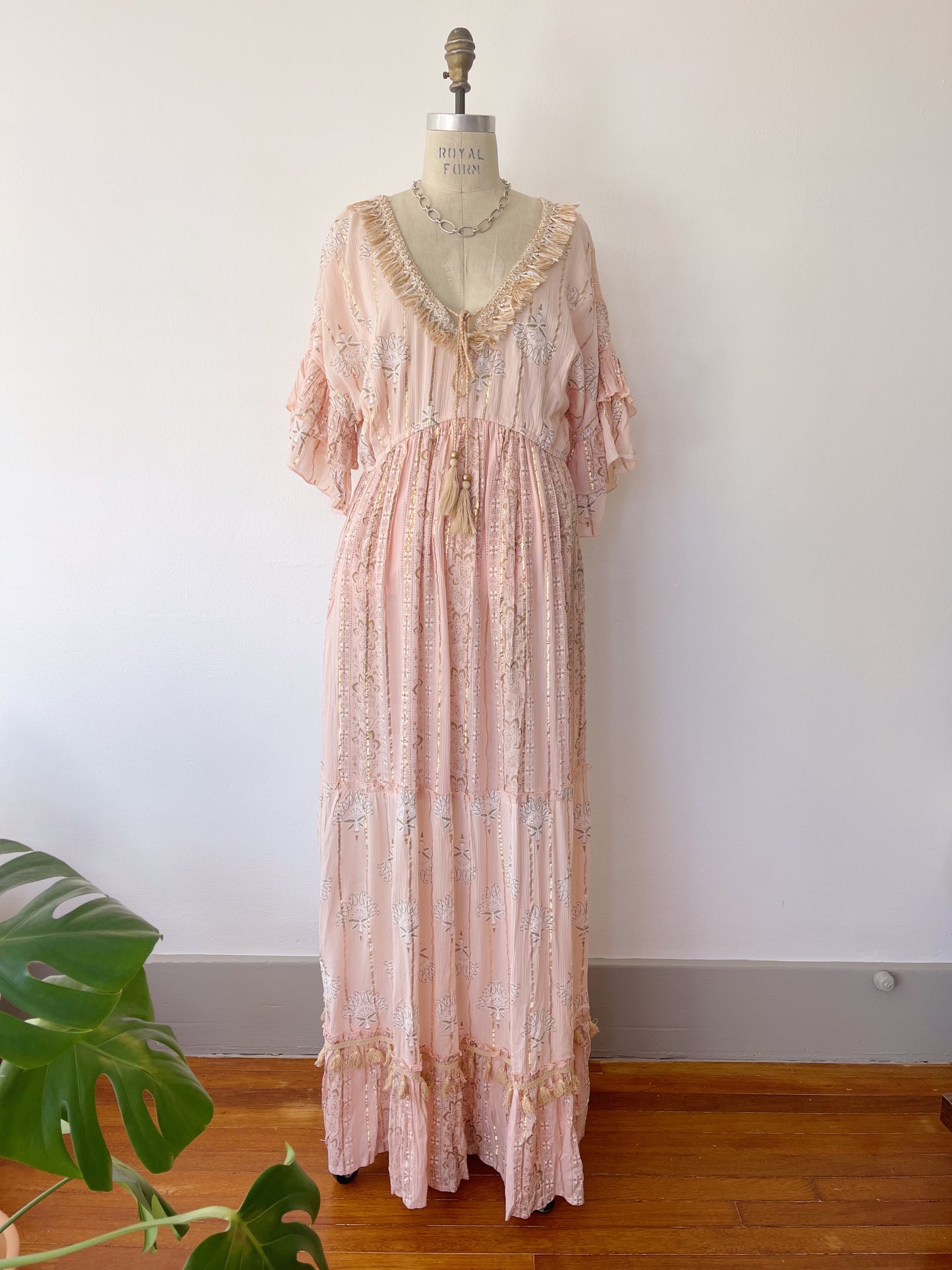Baby Pink Vacances Long Dress