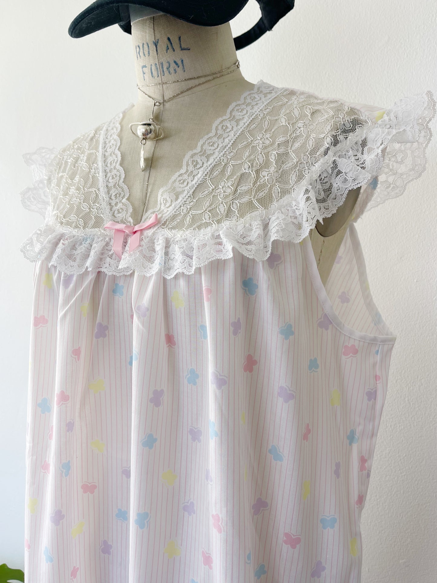 Cotton Butterfly Printed Long Dress