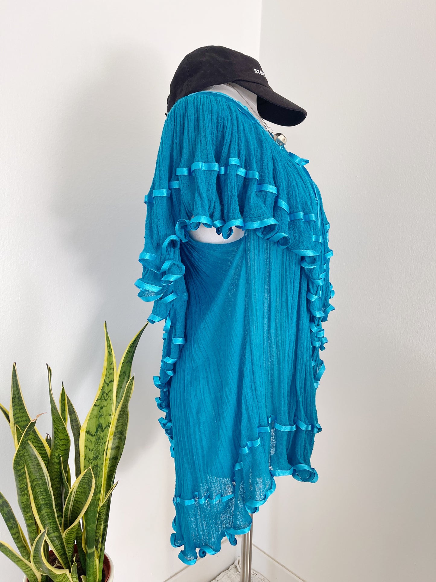 1990’s Right Blue Frill Tops From Mexico.