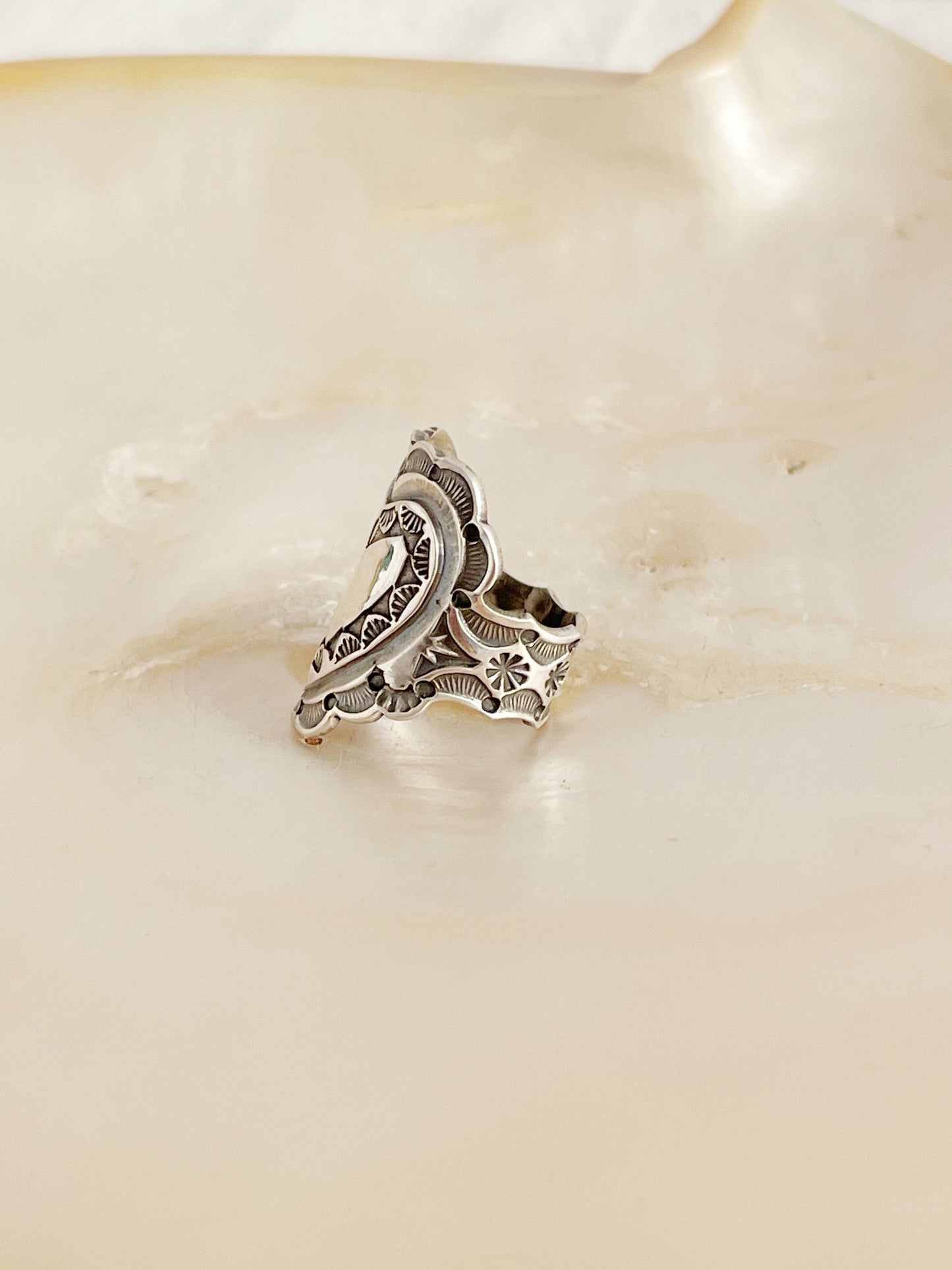 Sunshine Reeves Heart Band Ring.