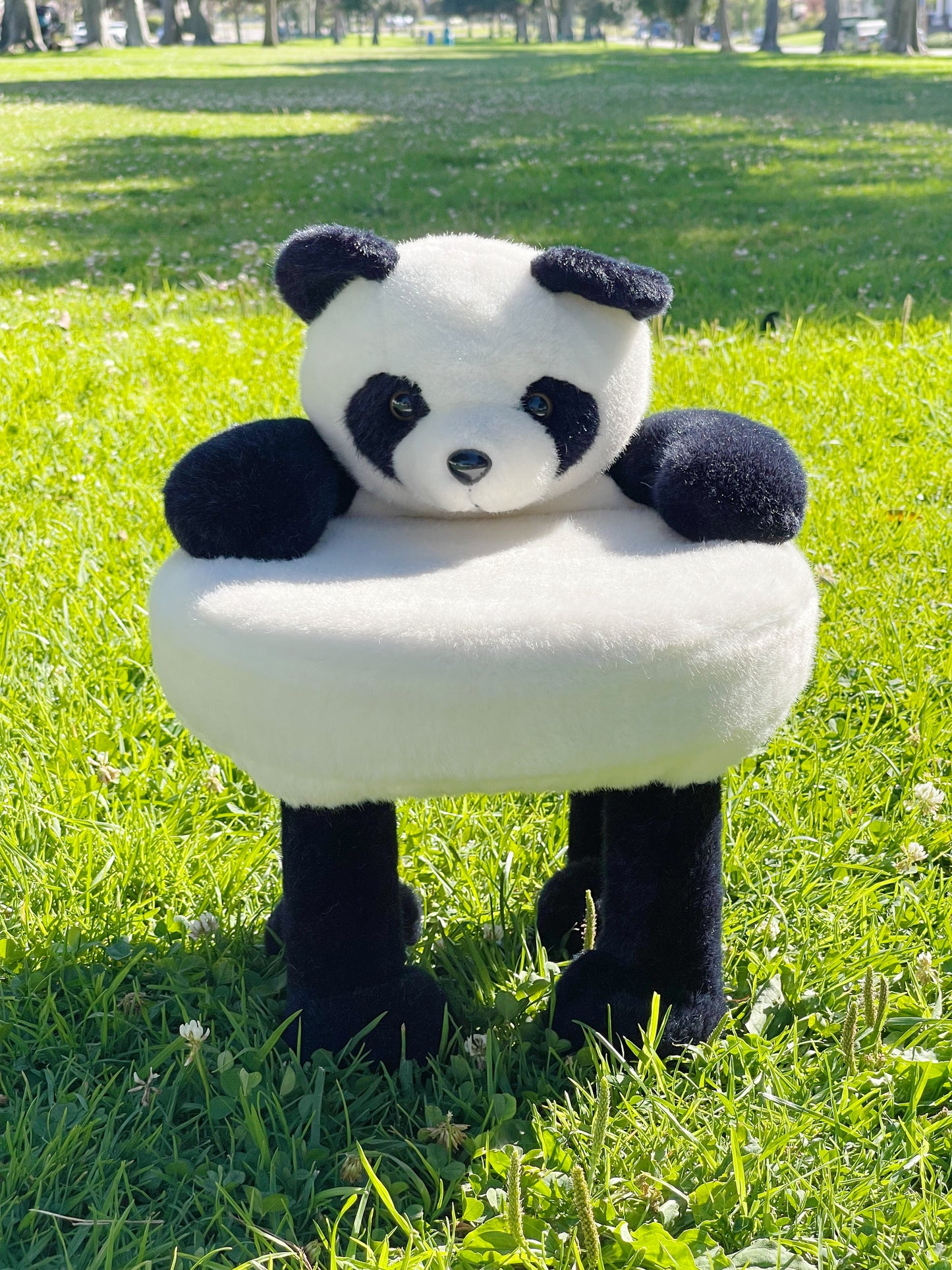 1997s Panda Plush Kids Chair