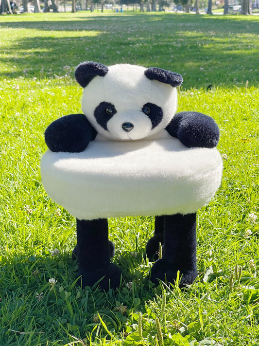 1997s Panda Plush Kids Chair