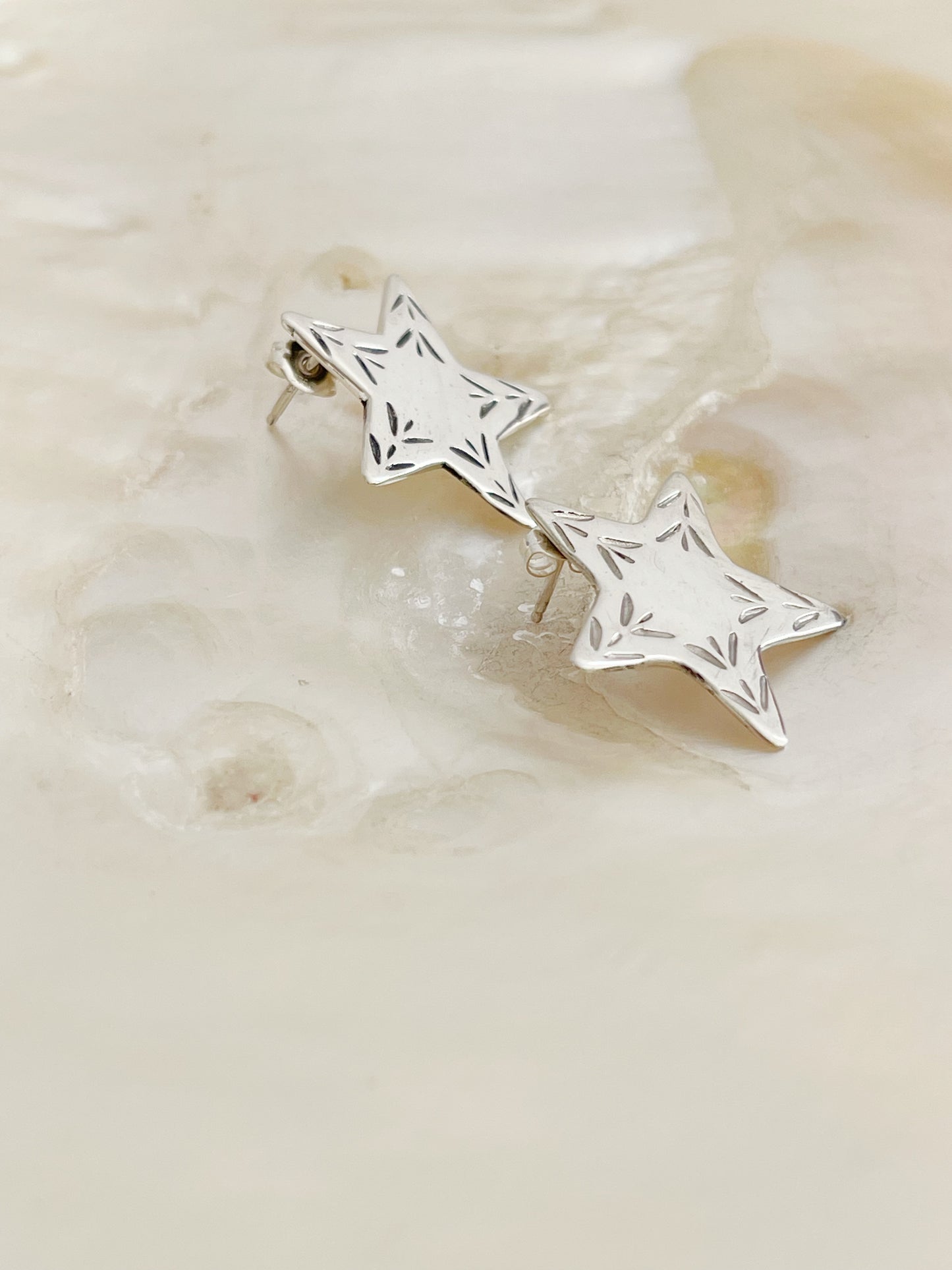 Navajo Sterling Star Pierce.