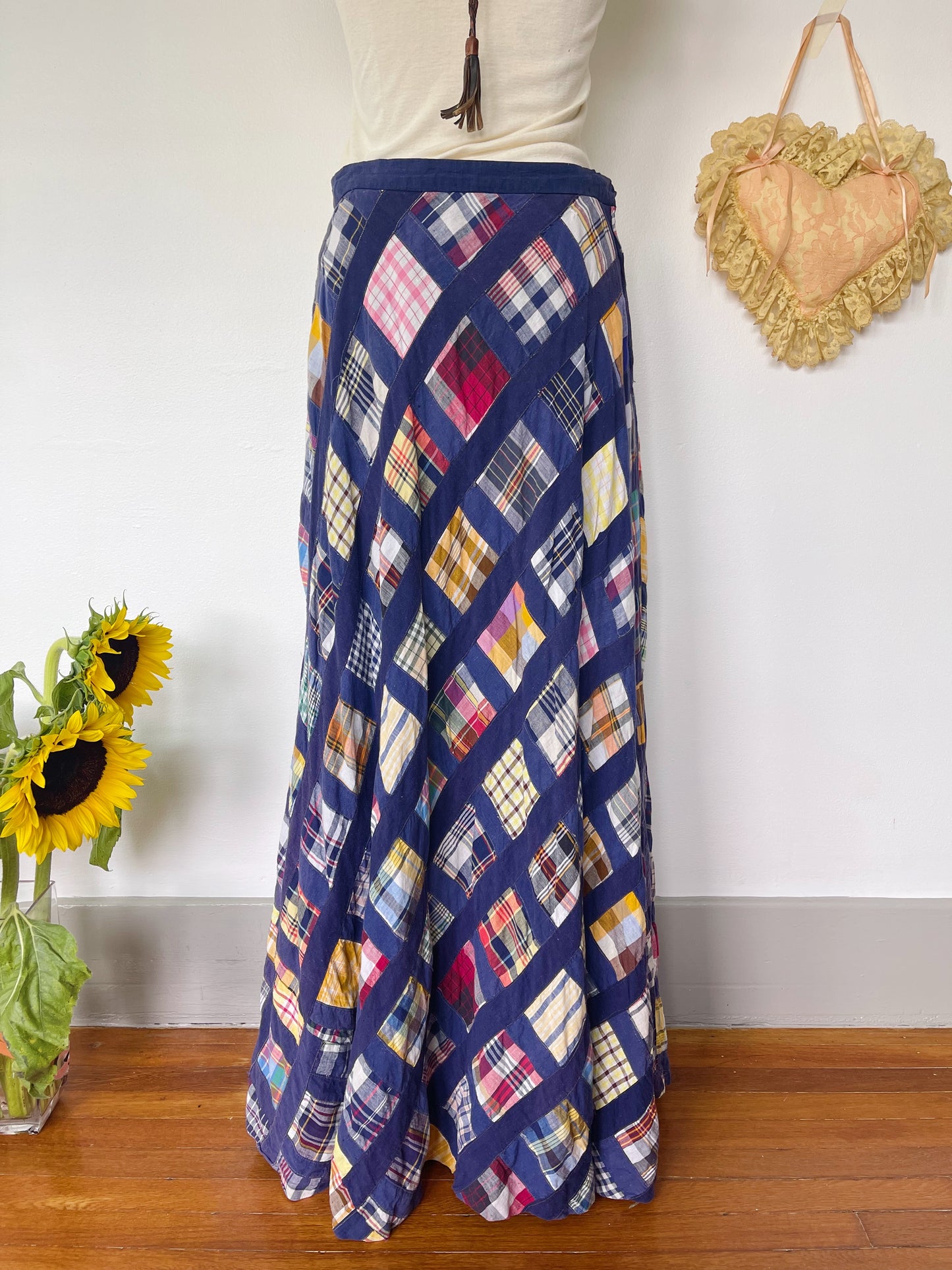 Vintage Patchworks Maxi Skirt