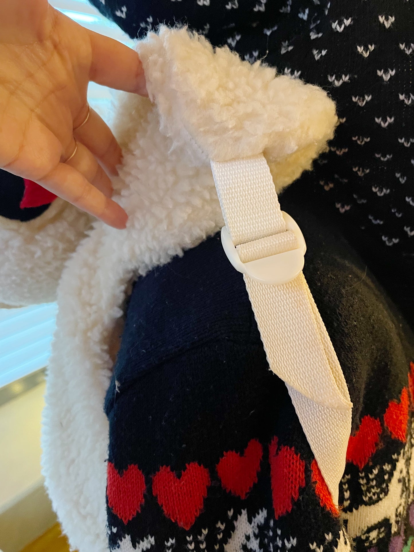 Vintage Snuggle Bear Plush Backpack