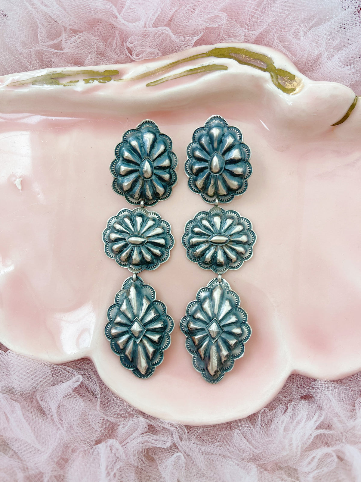 Navajo Long Style Concho Pierce