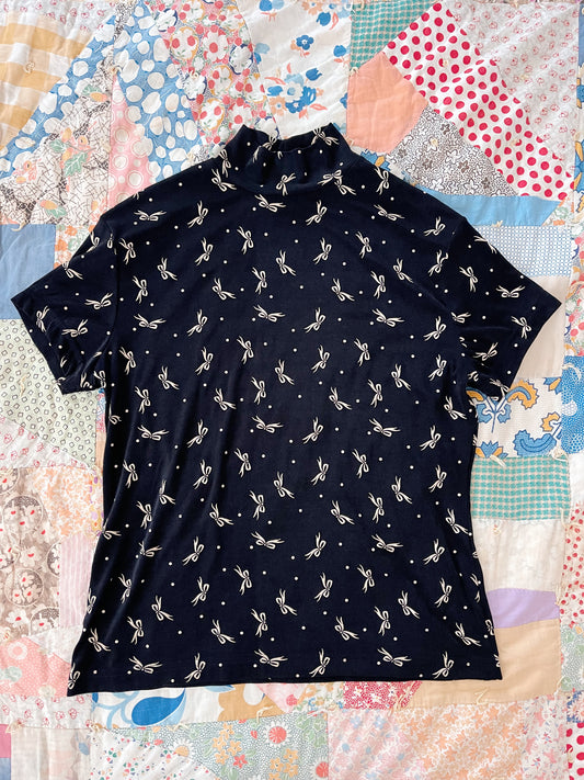 1980s Ribbons and Dots Tops