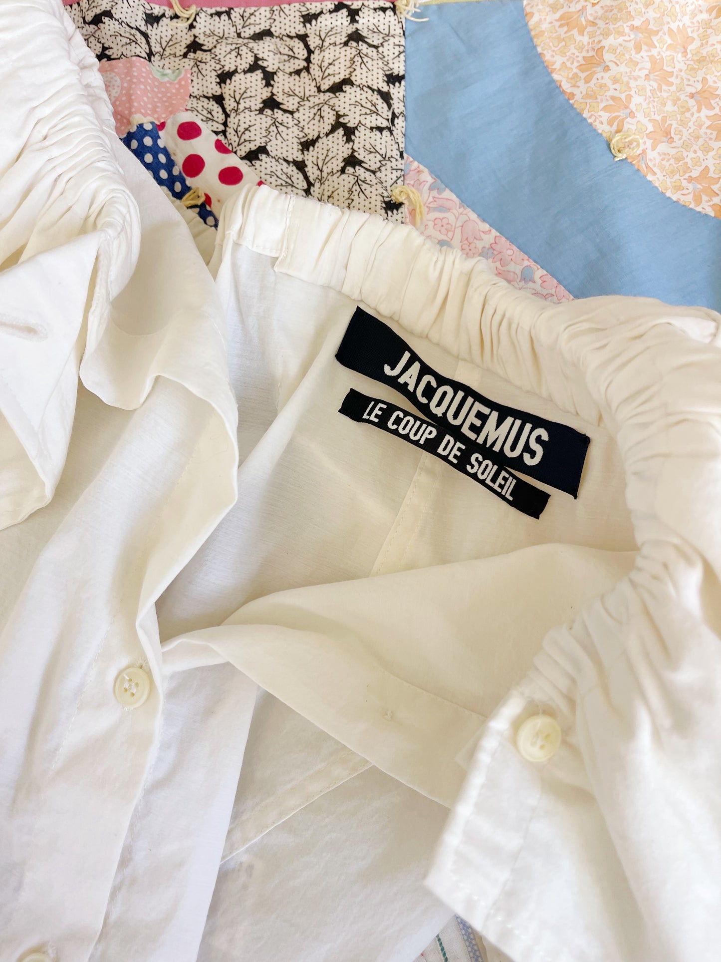 JACQUEMUS White Long Skirt