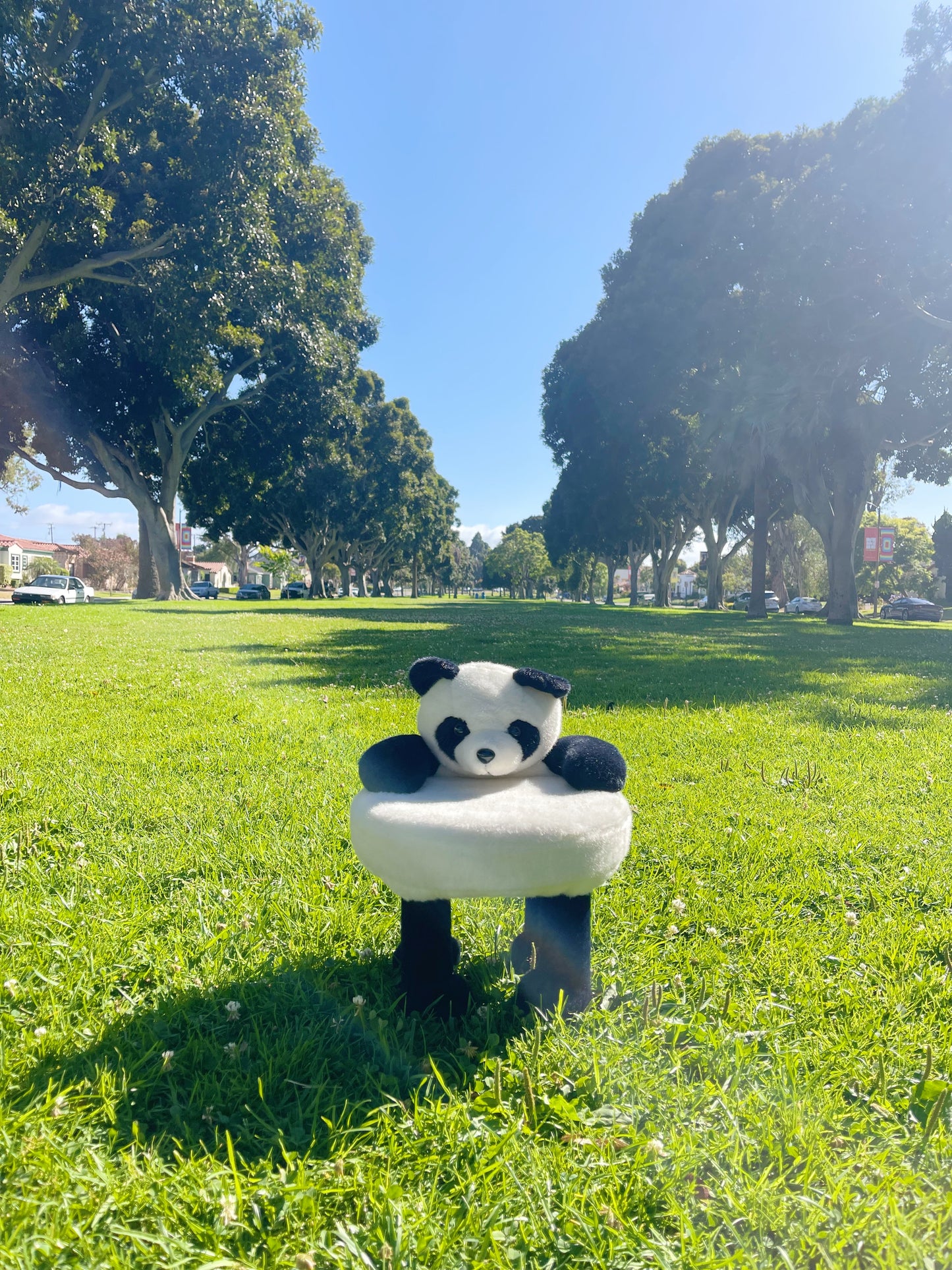 1997s Panda Plush Kids Chair