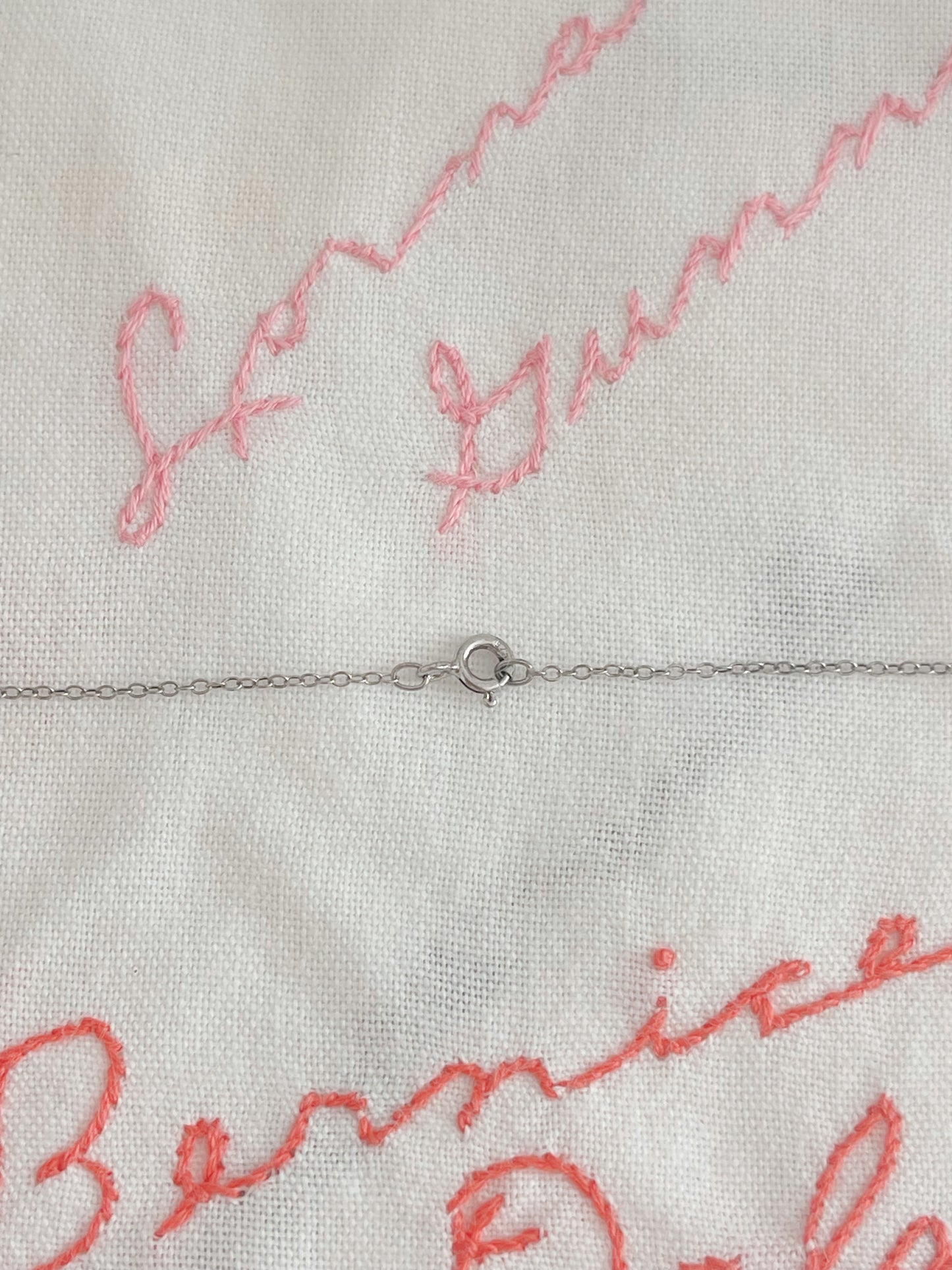 Tiny Ice Cream Silver Necklace