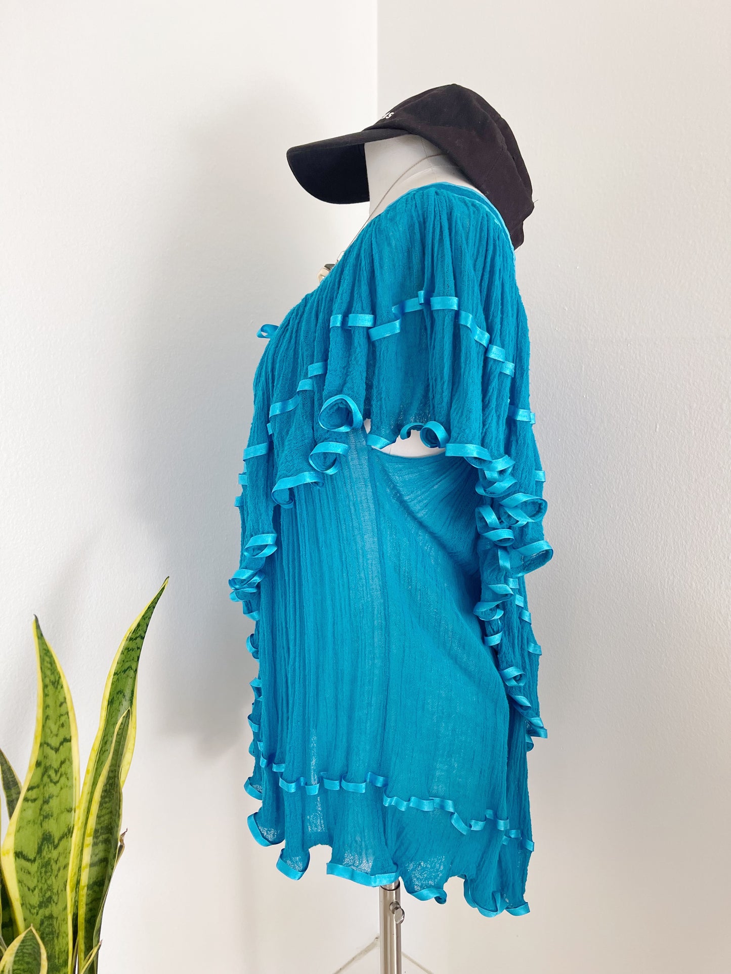 1990’s Right Blue Frill Tops From Mexico.