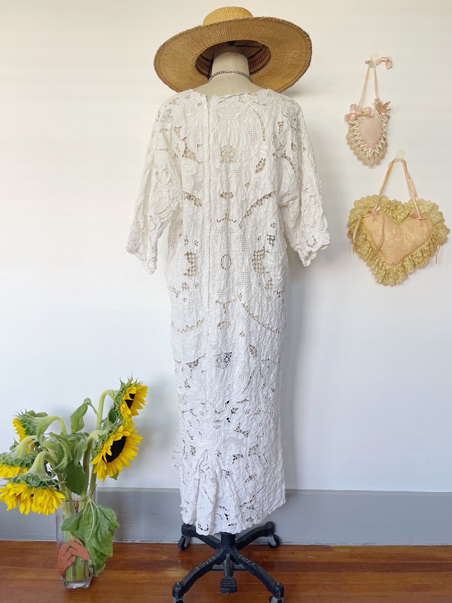 Vintage Cotton Tablecloth Dress