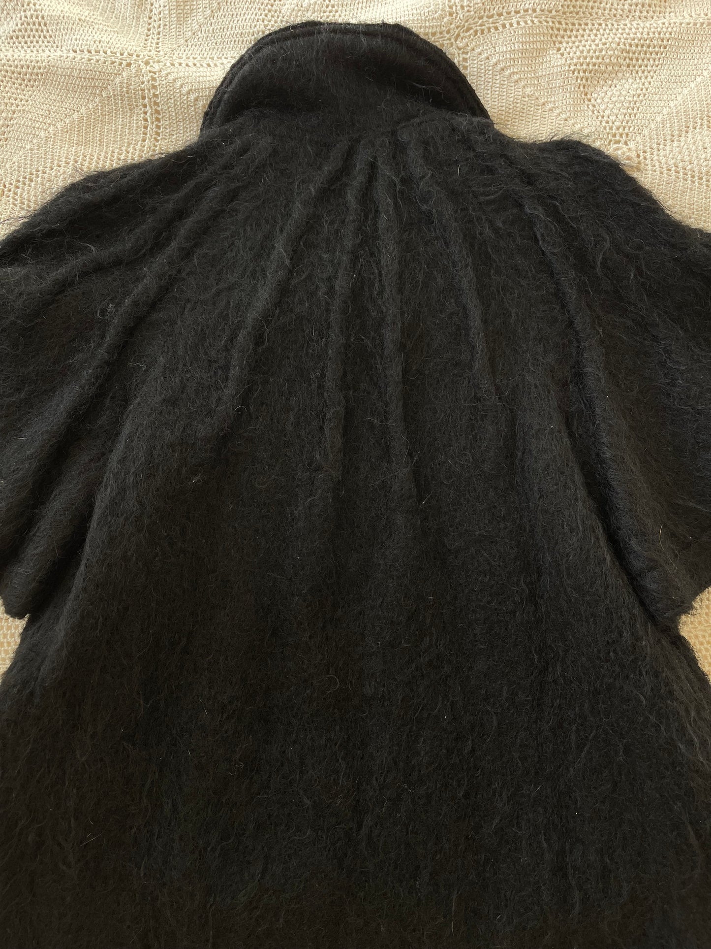 1970‘s Black Mohair Dress.