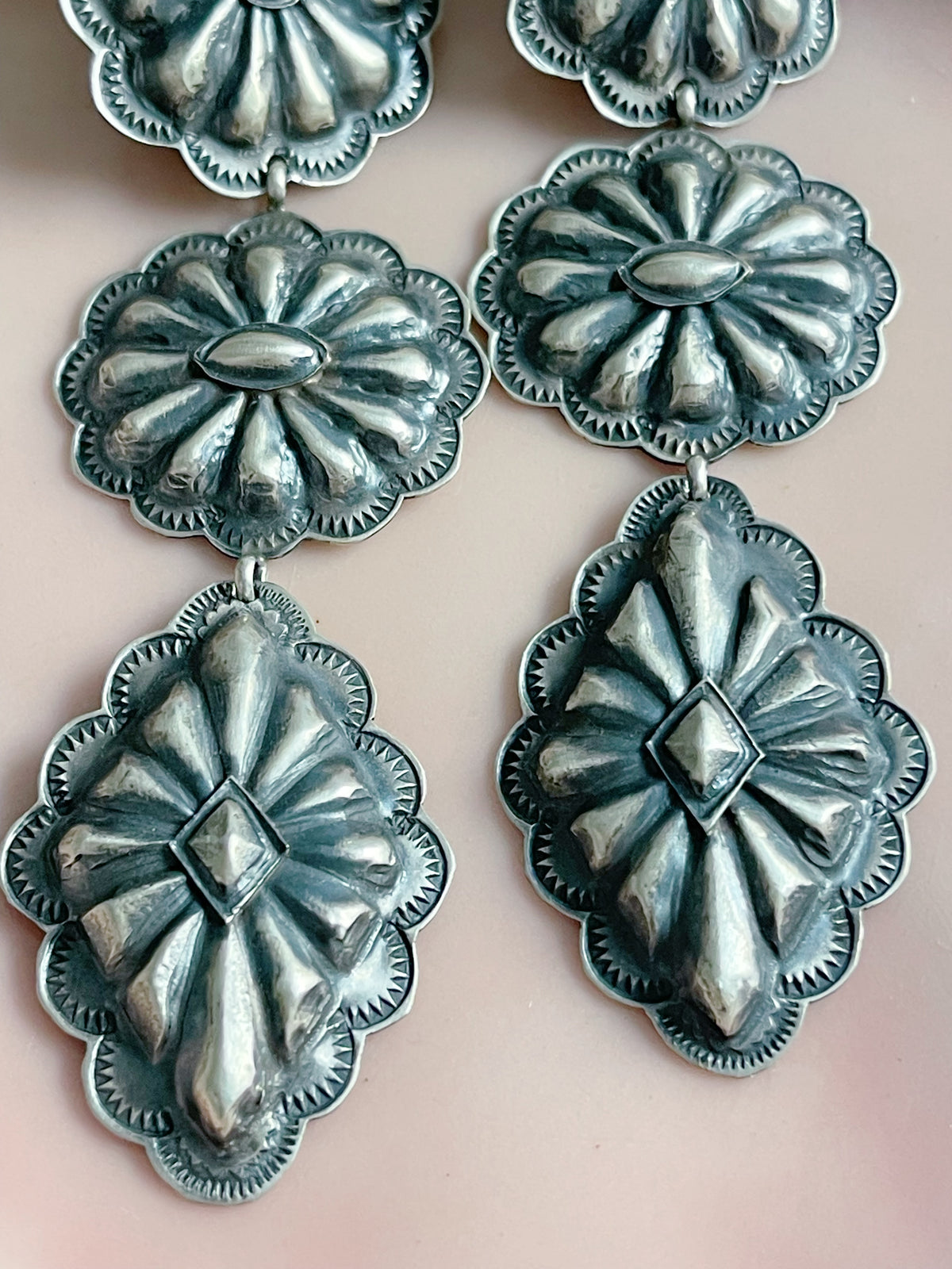 Navajo Long Style Concho Pierce