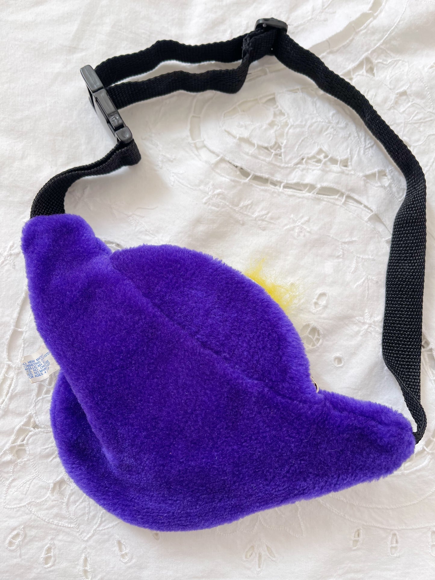 Vintage Tiny Purple Plush Bodybag.