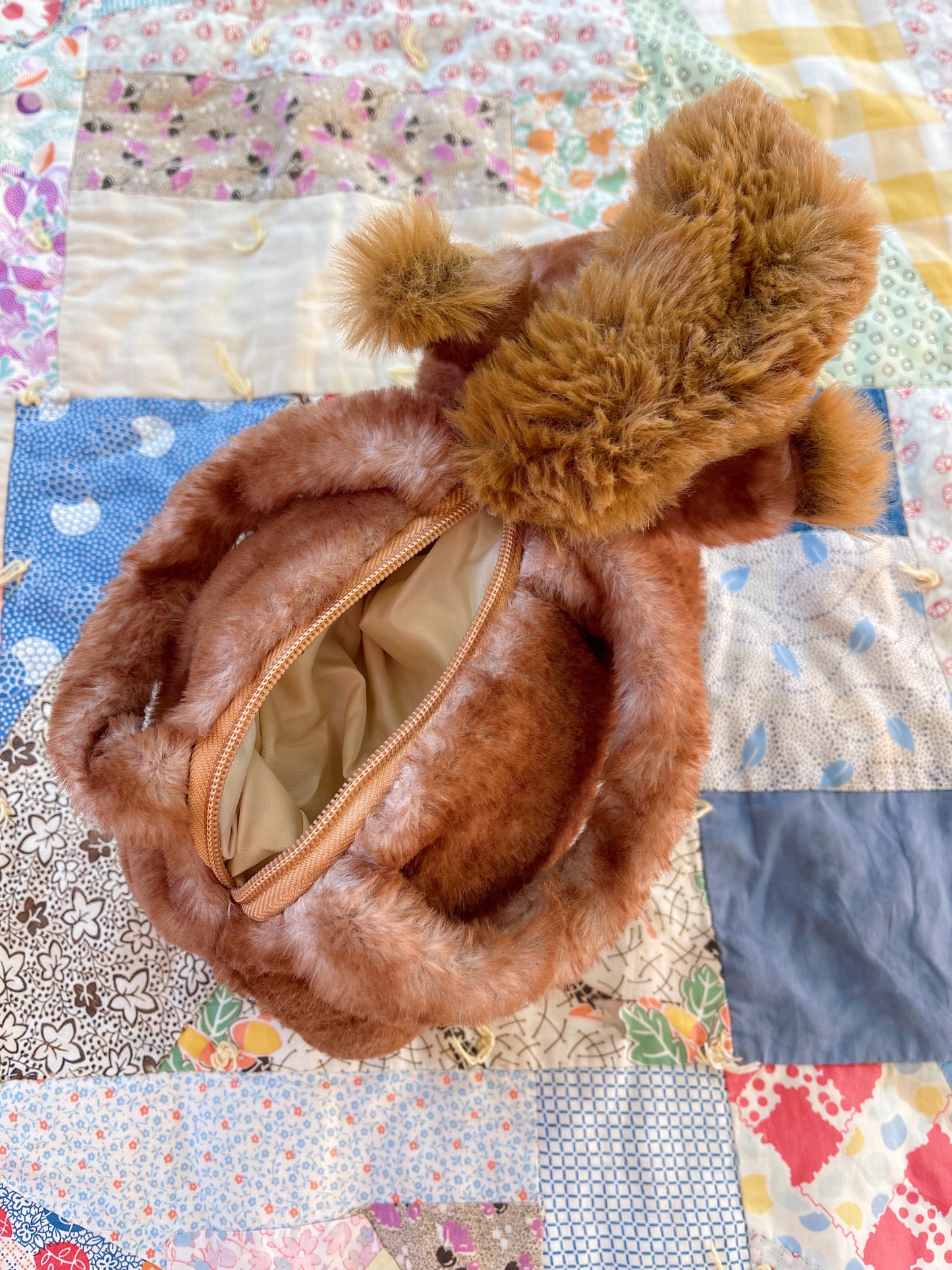 Squirrel Plush Hand Bag