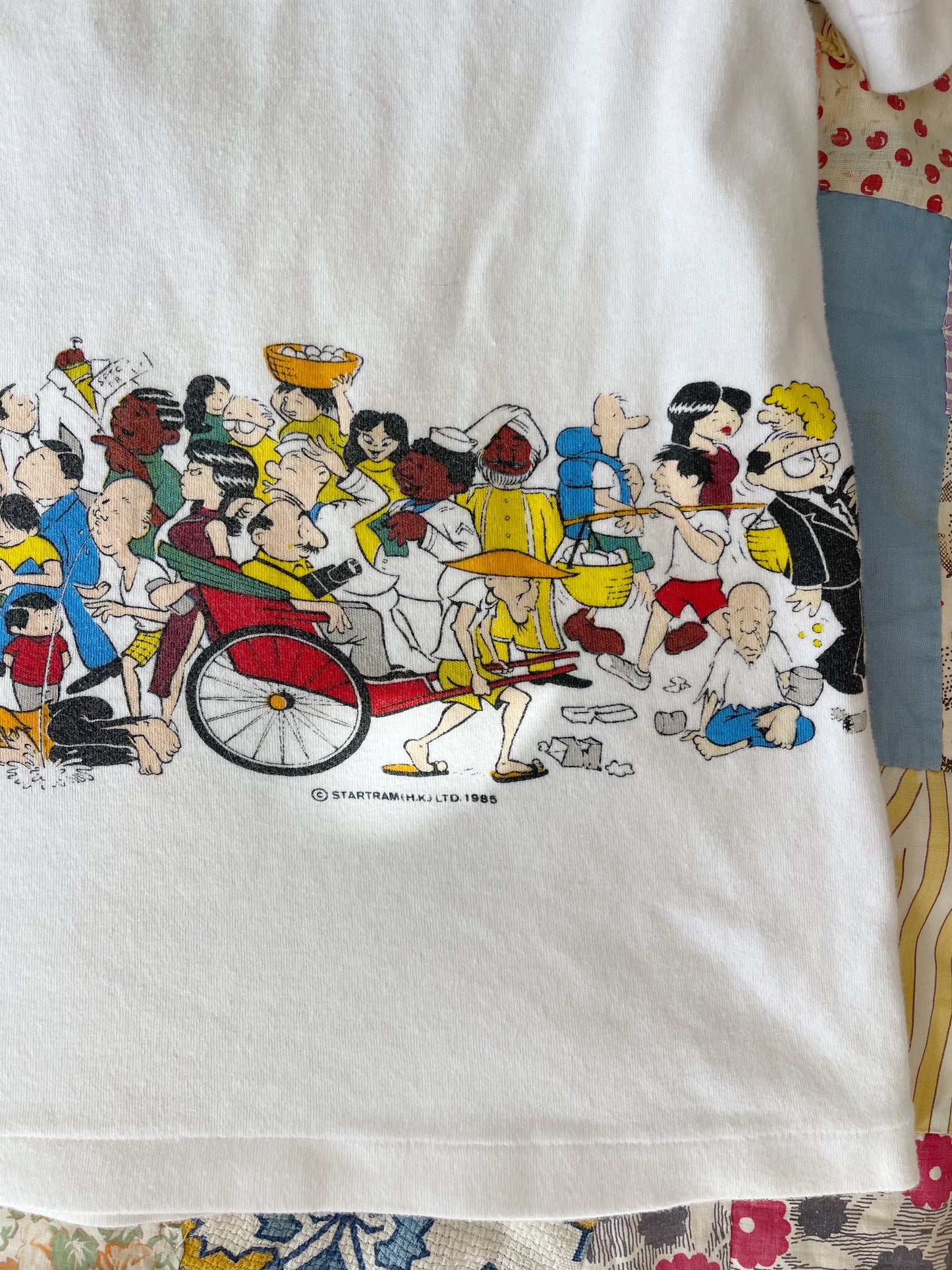 1980s HONG KONG Survived Tee