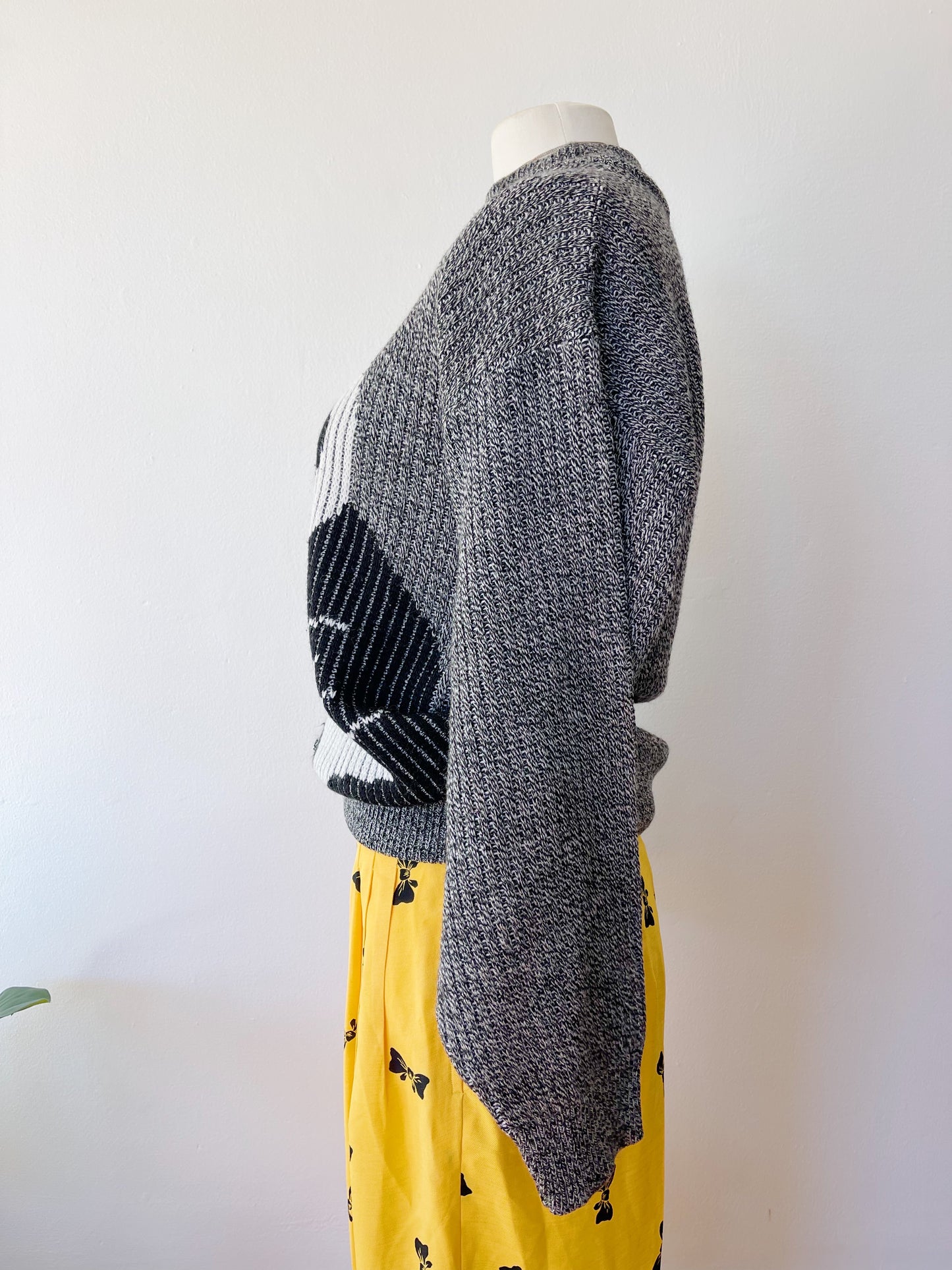 1980s Panda Knit Sweater