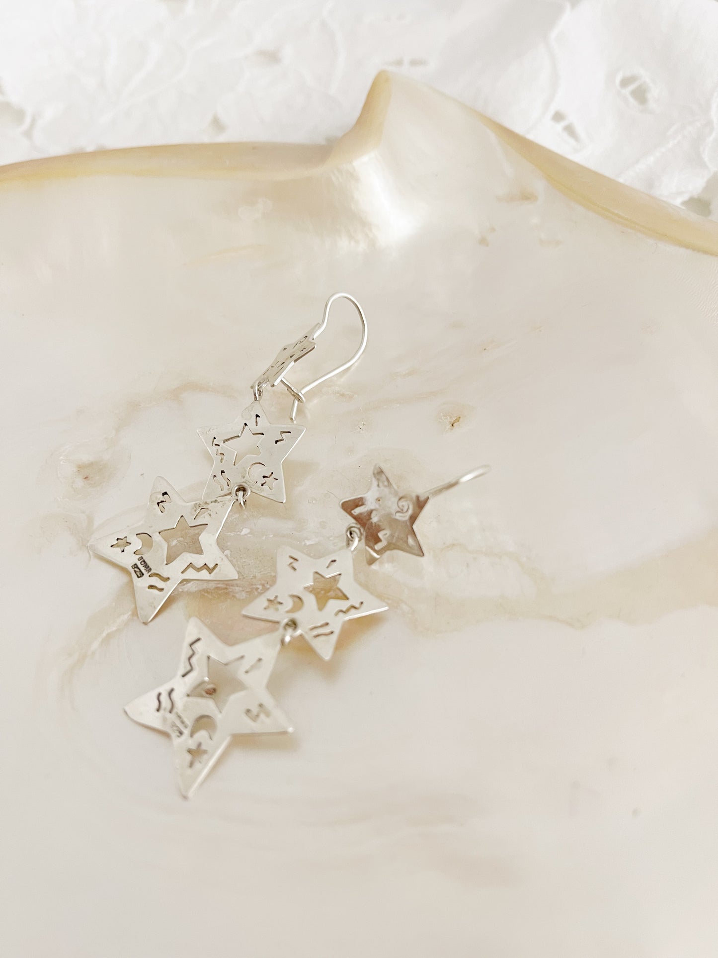 Vintage Stars Silver Pierce.