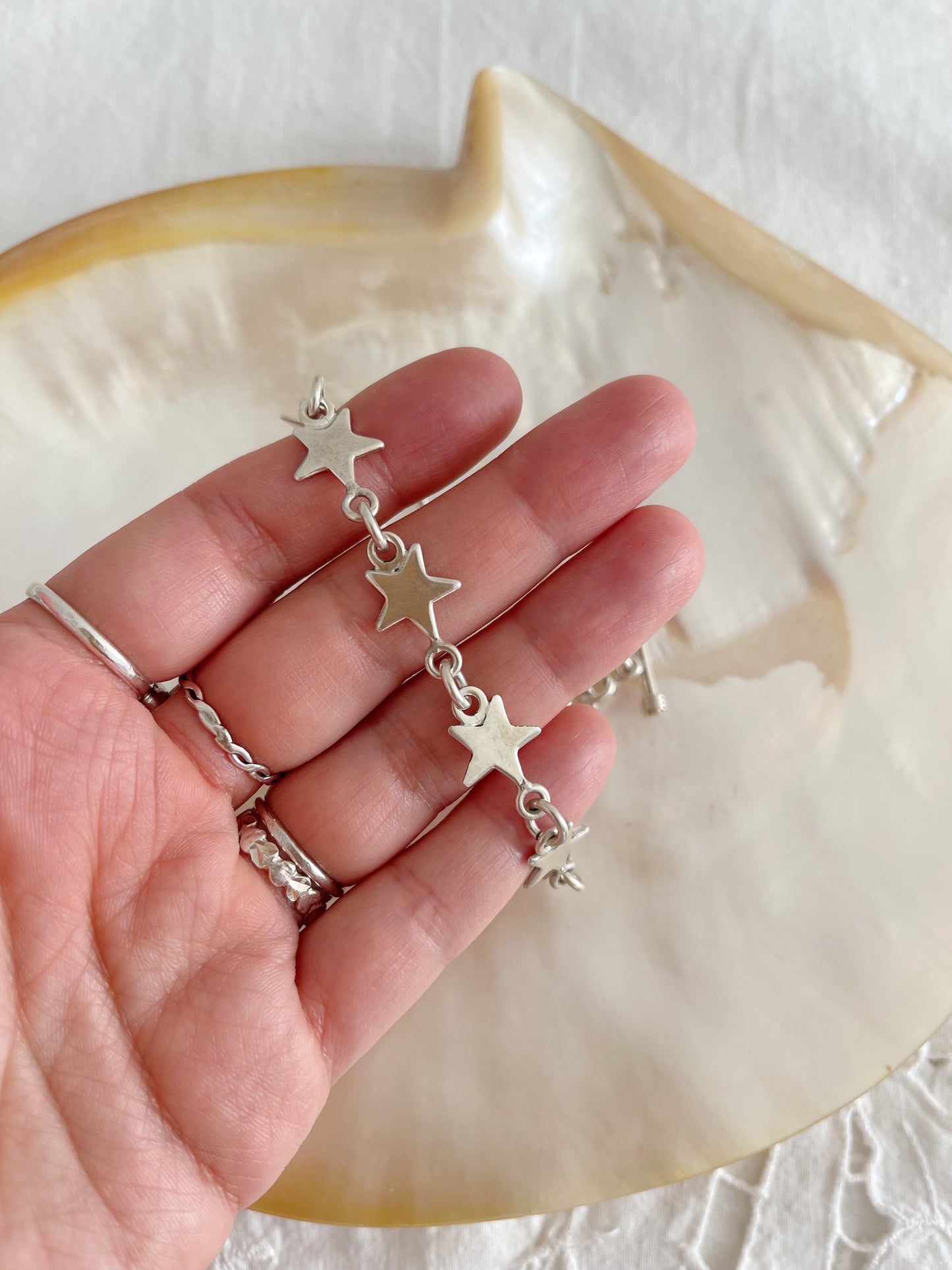 1990’s Stars Silver Bracelet.