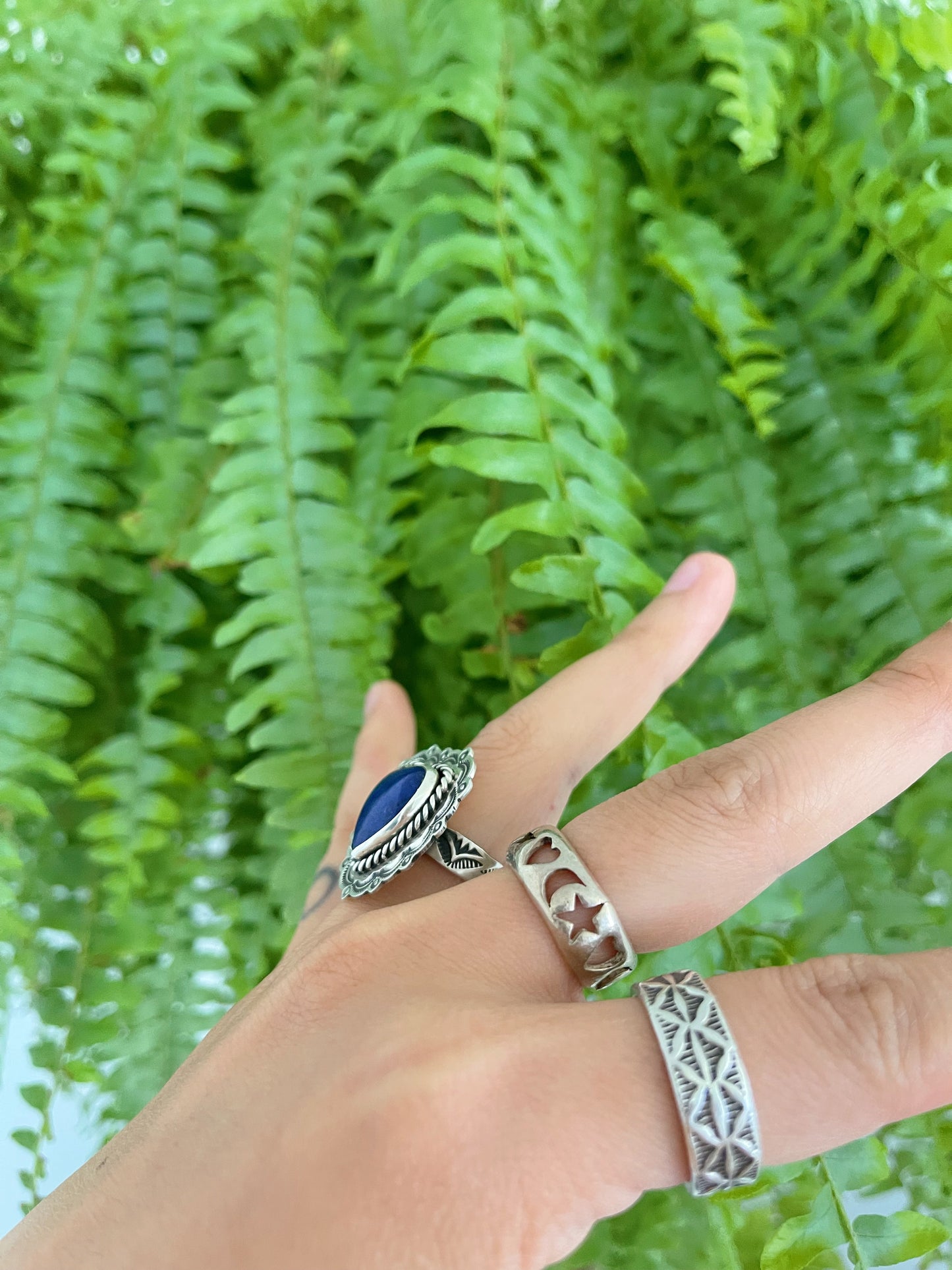 Arnold Goodluck Lapis Lazuli Heart Ring.