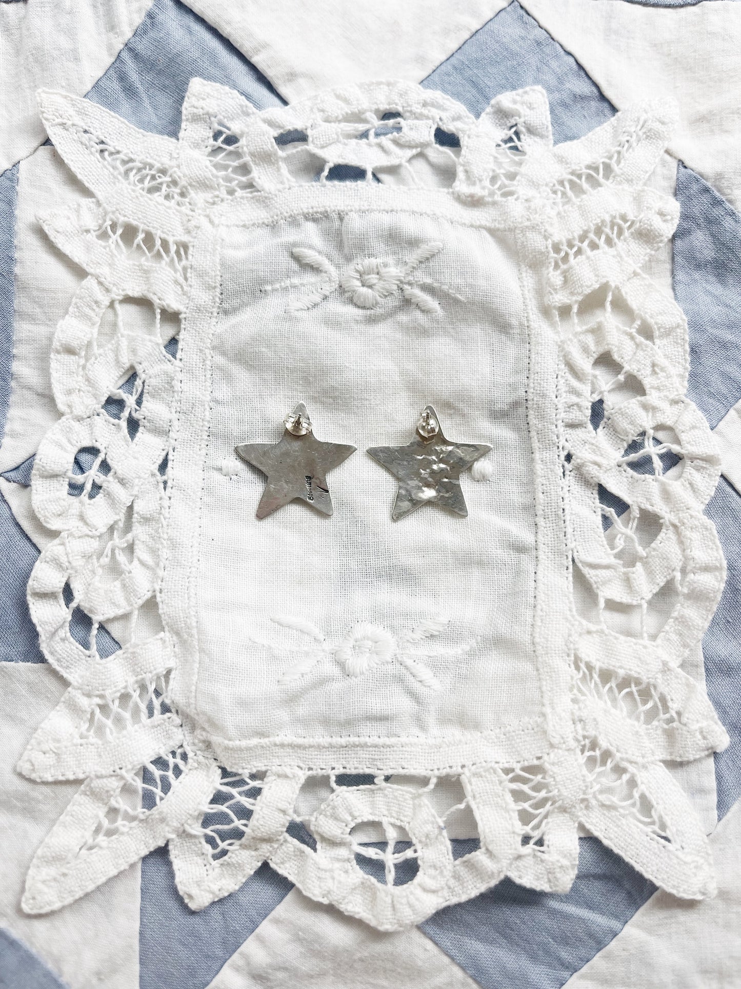 Navajo Sterling Silver Star Pierce