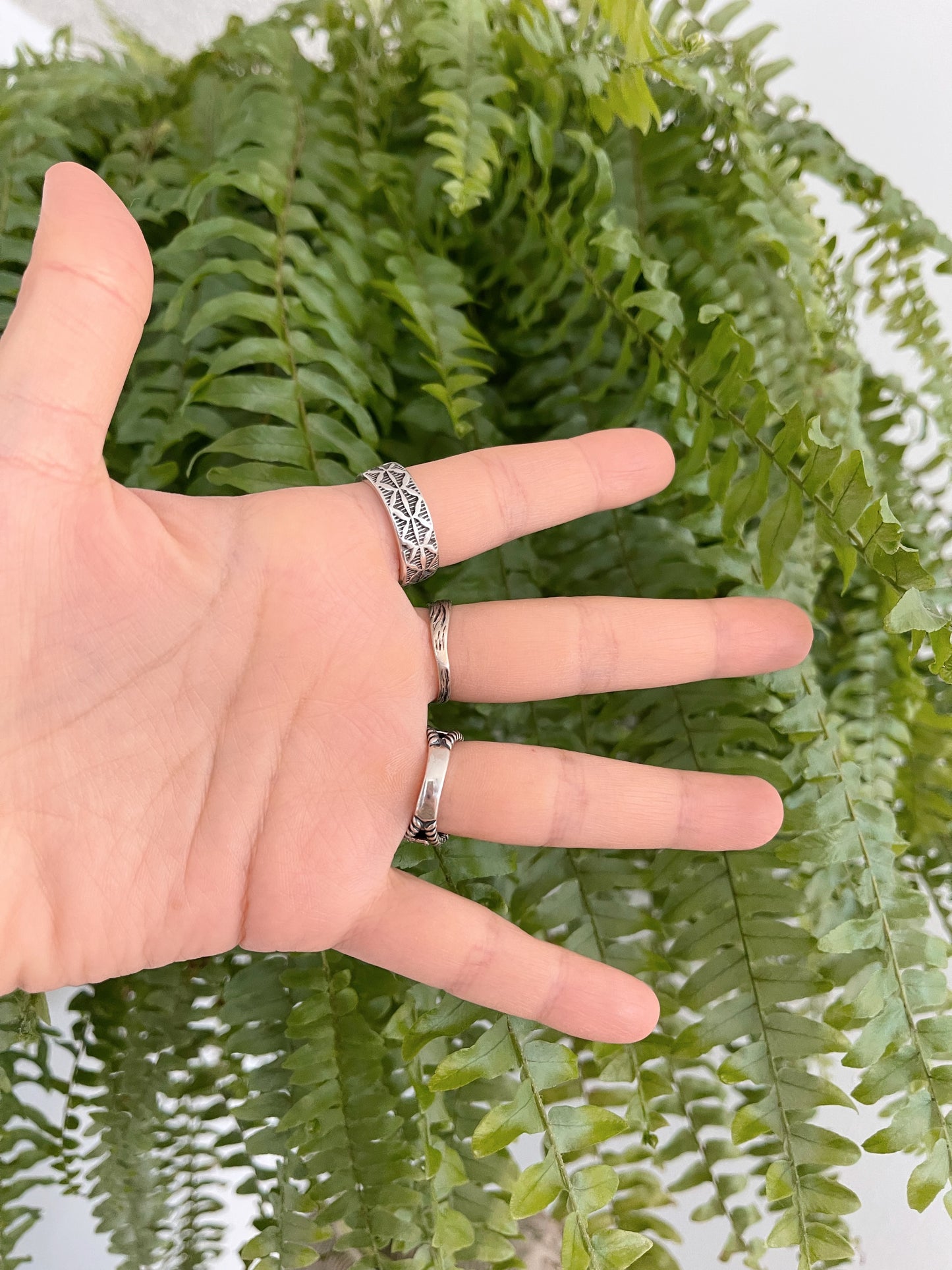 Navajo Turquoise Flowered Ring.