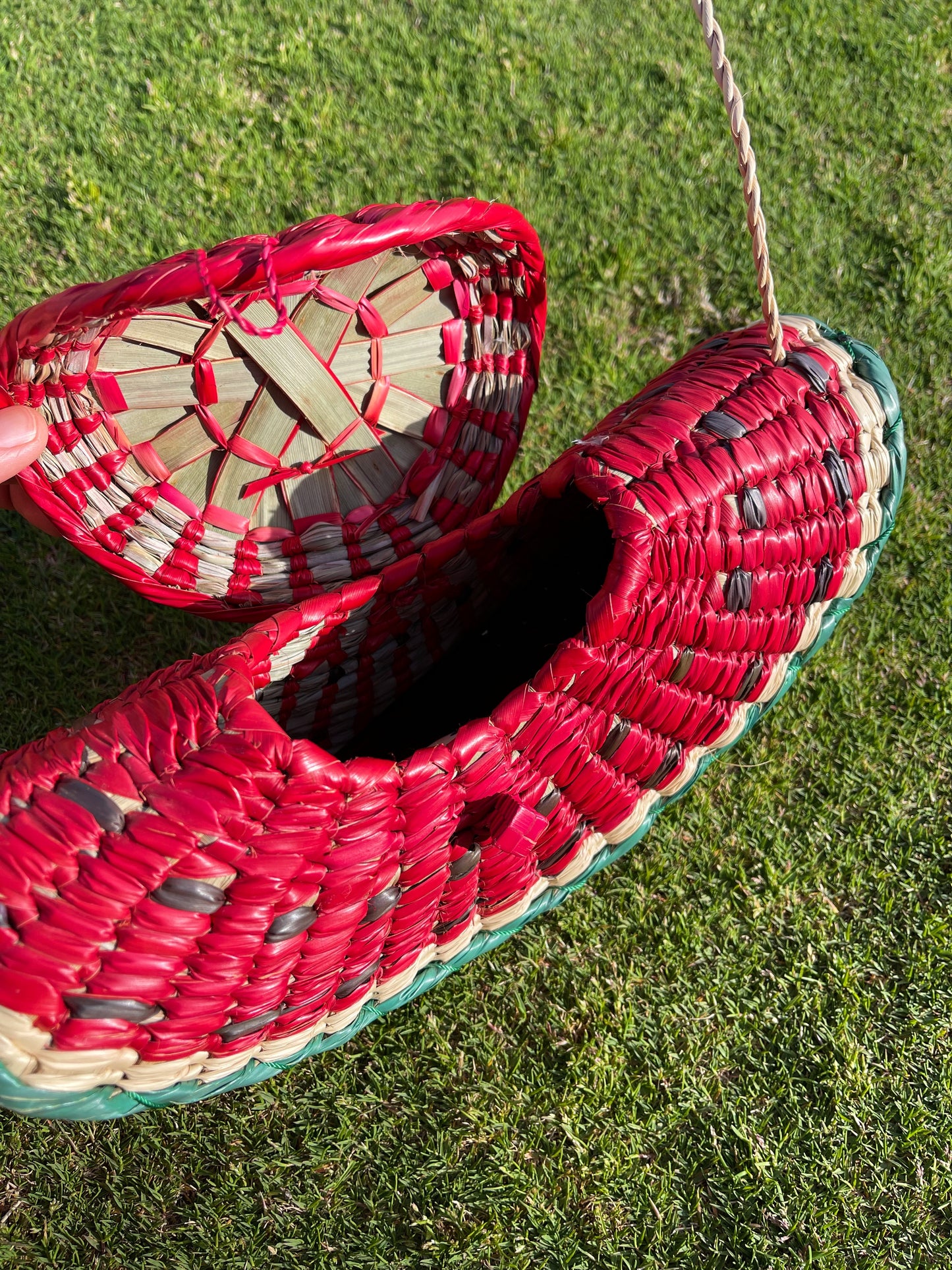 Watermelon Straw Shoulders Bag.