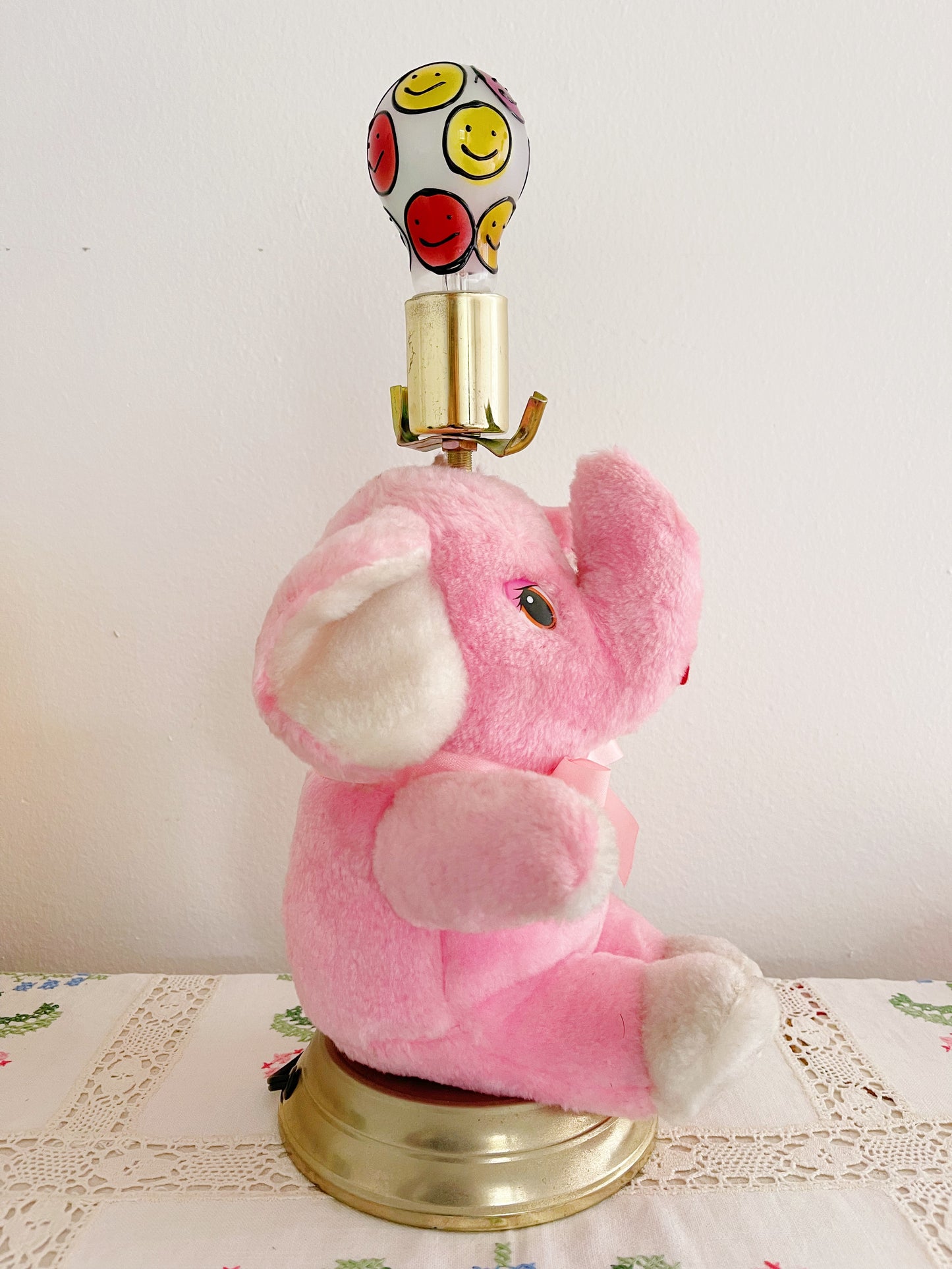 1980’s Plush Stand Lamp.